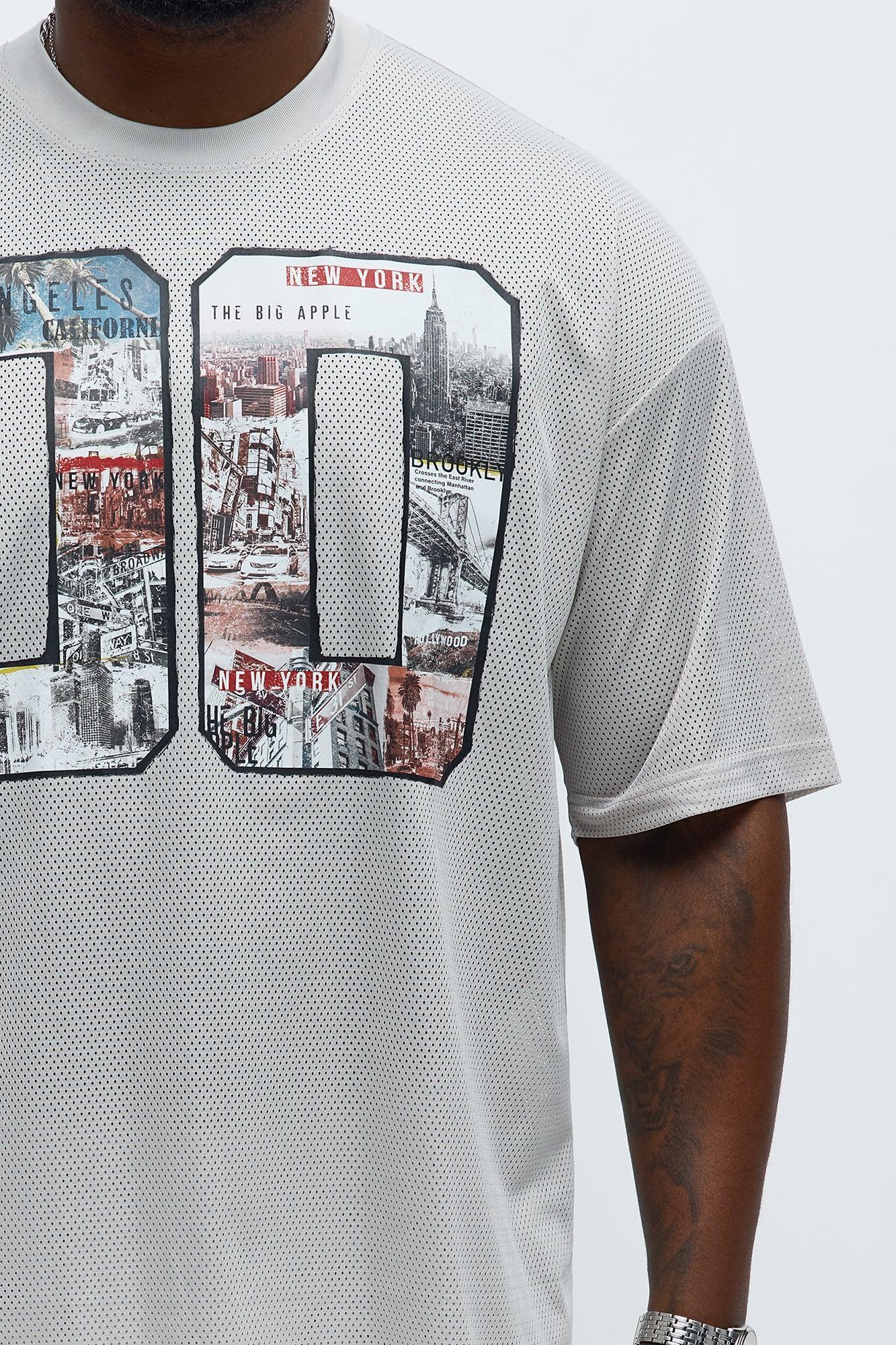 Regular Fit LA To NY Tshirt - Taupe Male Product Image
