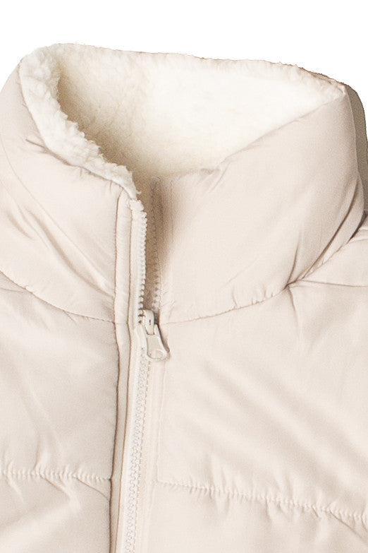 Reversible Sherpa Puffer Vest Product Image