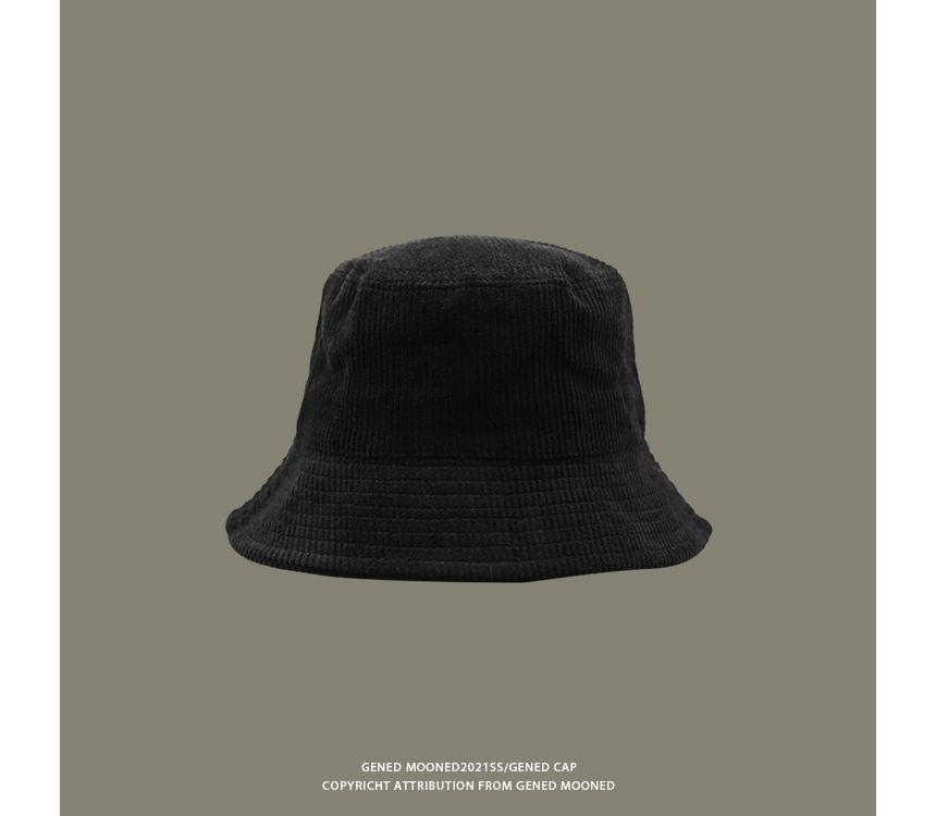 Plain Corduroy Bucket Hat Product Image