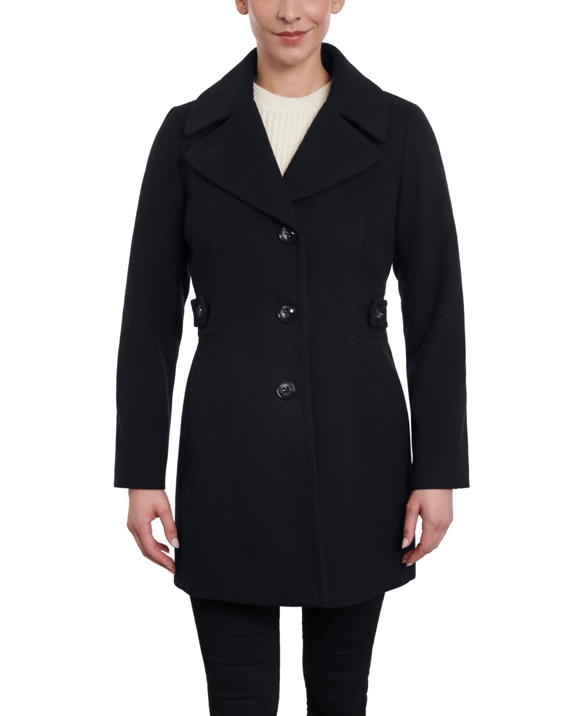 Anne Klein Womens Single-Breasted Peacoat, Created for Macys Product Image