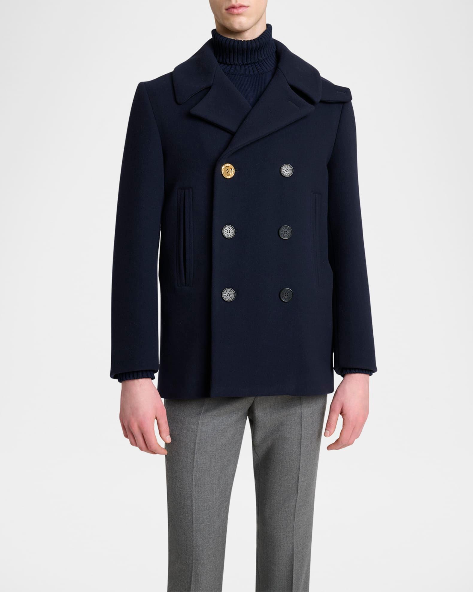 Men's Double-Face Wool Peacoat Product Image