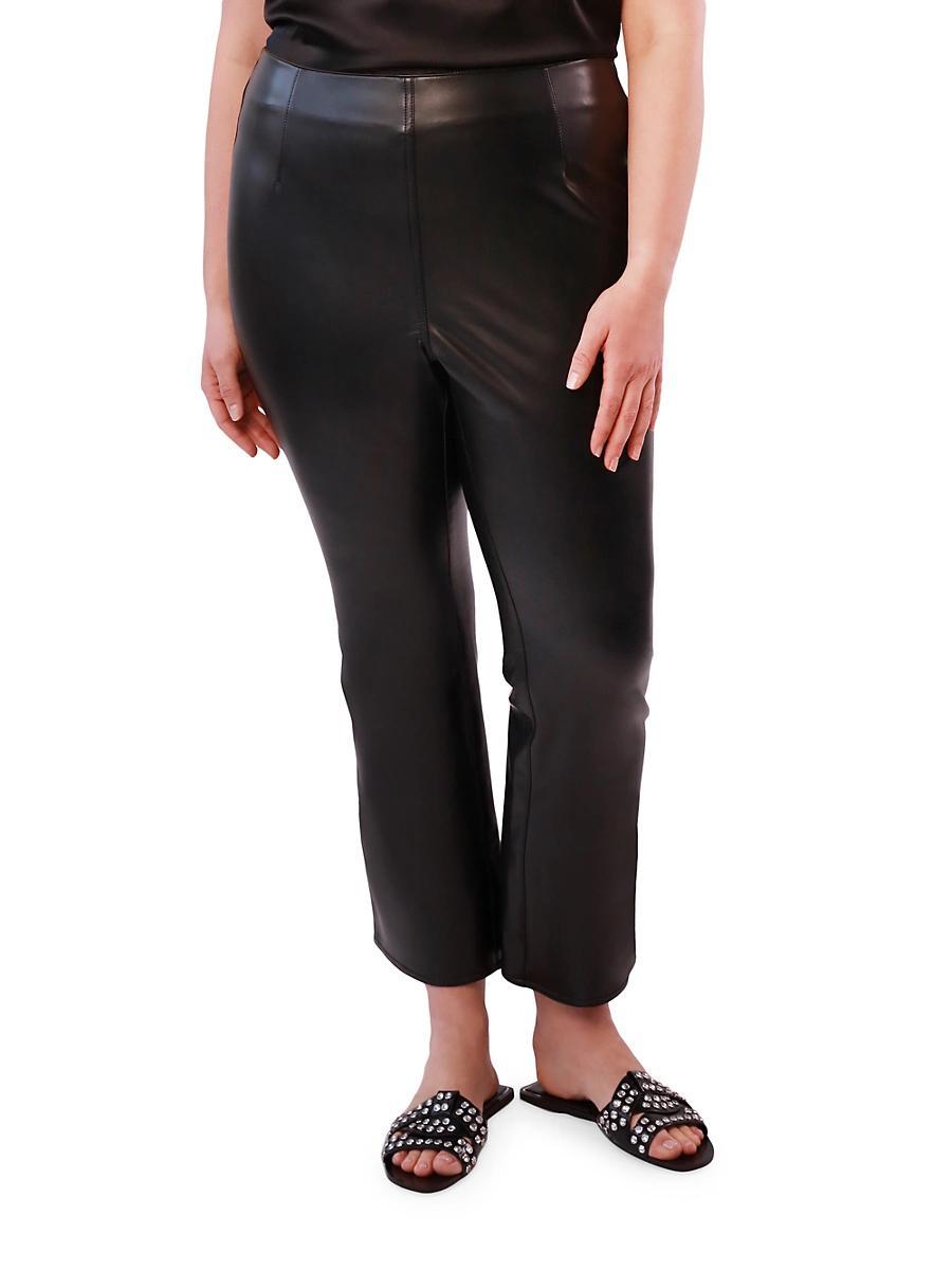 Womens Bella Vegan Leather Pants Product Image