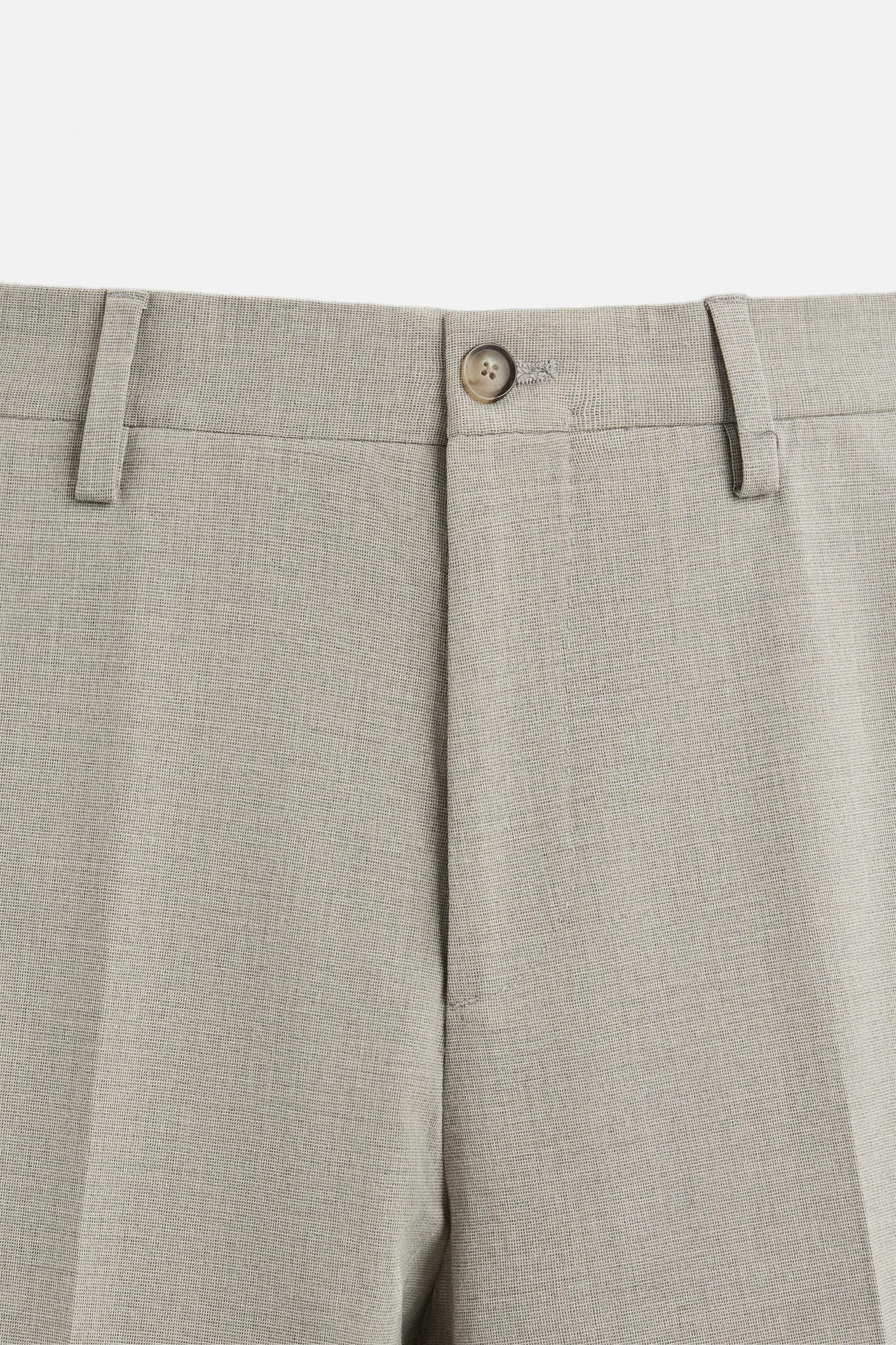 TEXTURED SUIT PANTS Product Image