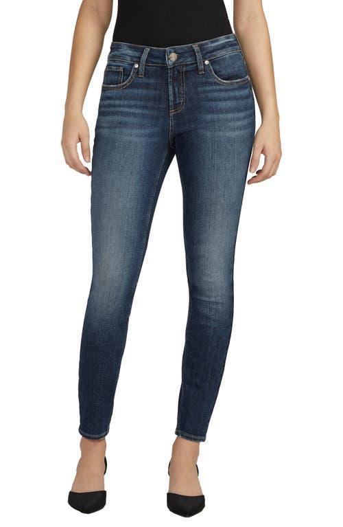 Silver Jeans Co. Elyse Mid Rise Skinny Jeans Product Image