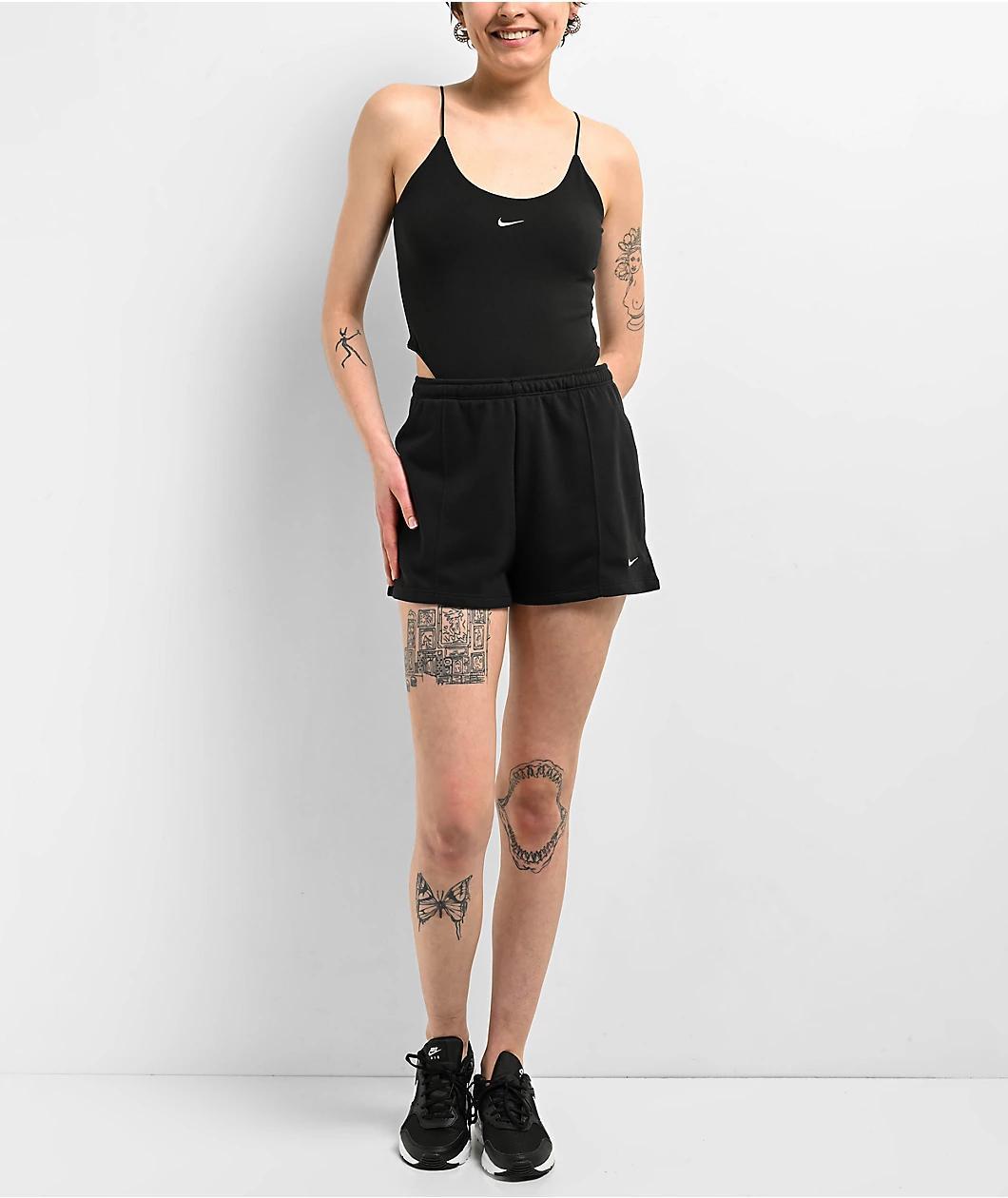 Nike Sportswear Chill Knit Black Cami Bodysuit Product Image