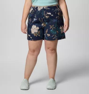 Columbia Womens Sandy River Printed Shorts III - Plus Size- Product Image