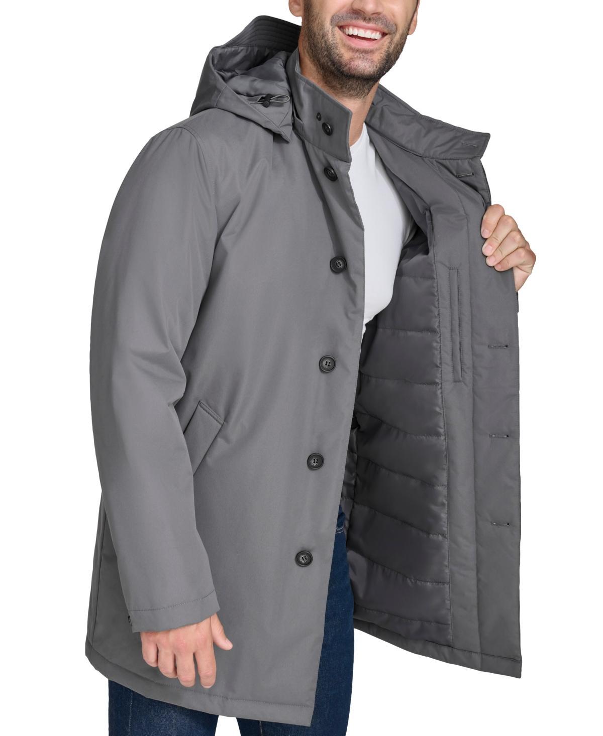 Cole Haan Mens Rain Coat with Removable Hood Product Image