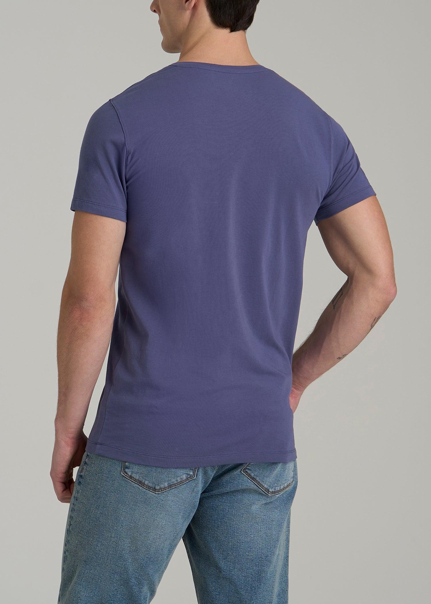 The Essential MODERN-FIT V-Neck Tee for Tall Men in Future Dusk Product Image