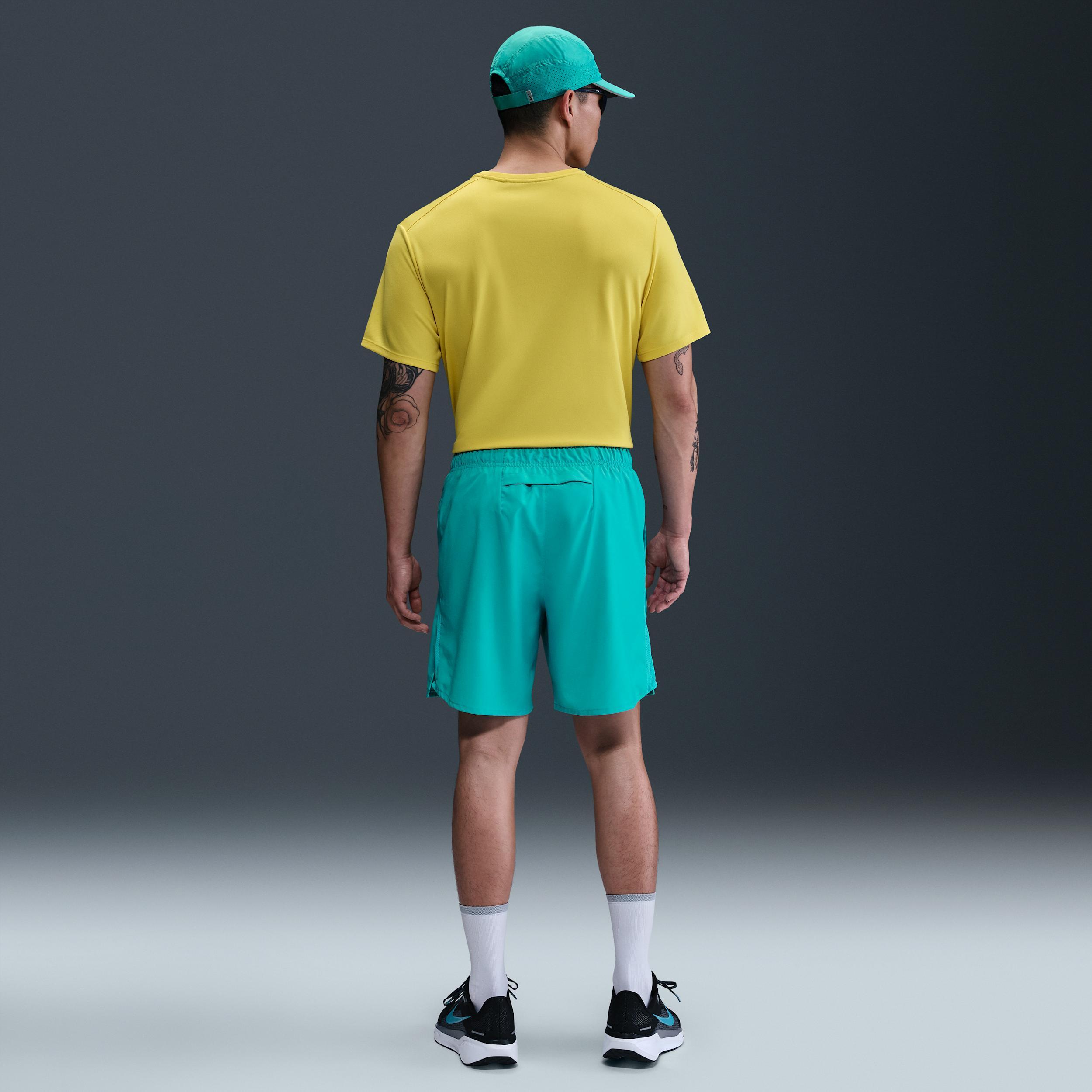 Nike Mens Challenger Dri-FIT 7 Brief-Lined Running Shorts | DV9359-345 Product Image