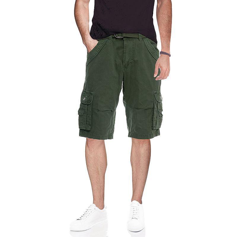 Mens Xray Belted Double-Pocket Bermuda Cargo Product Image