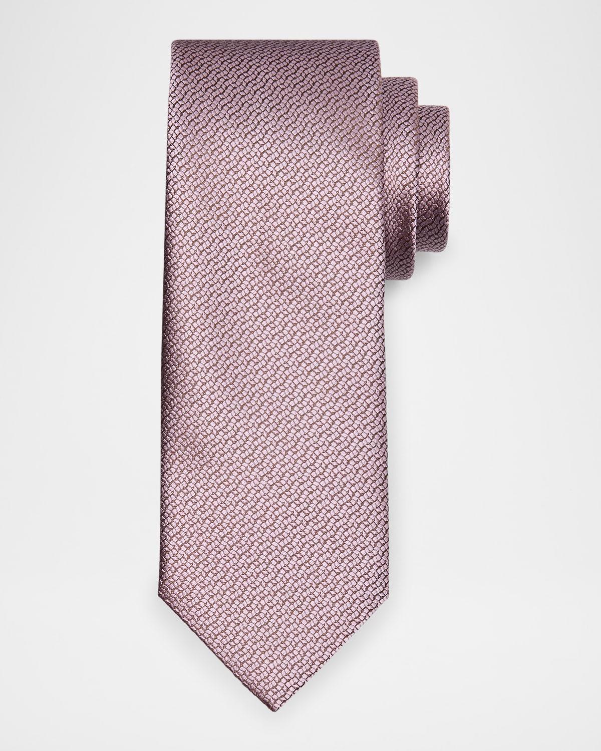 Mens Wave Jacquard Silk Tie Product Image