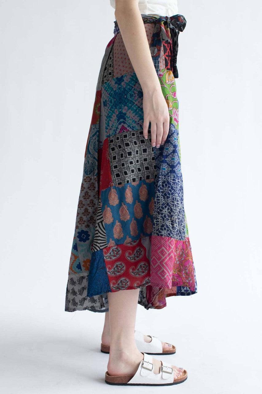 Assorted Patchwork Festival Skirt Product Image