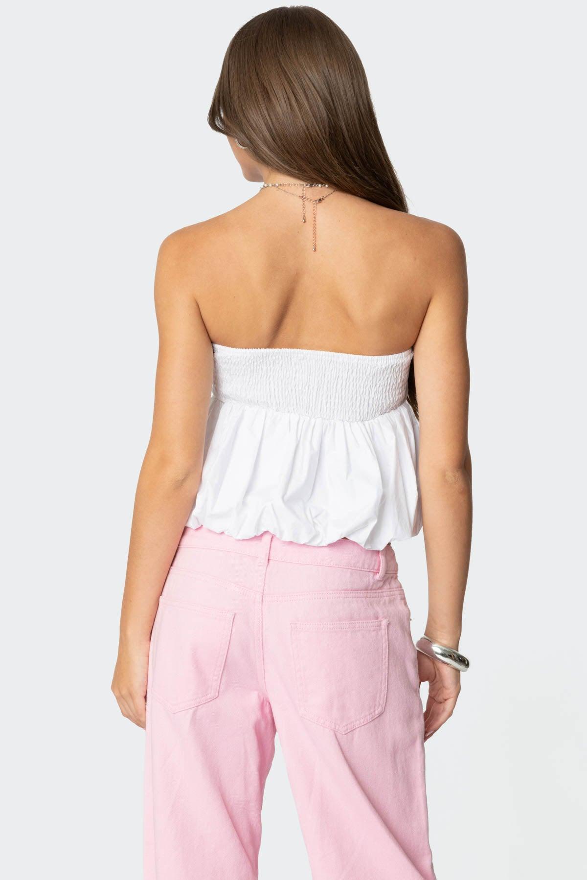 Serina Strapless Bubble Top Product Image