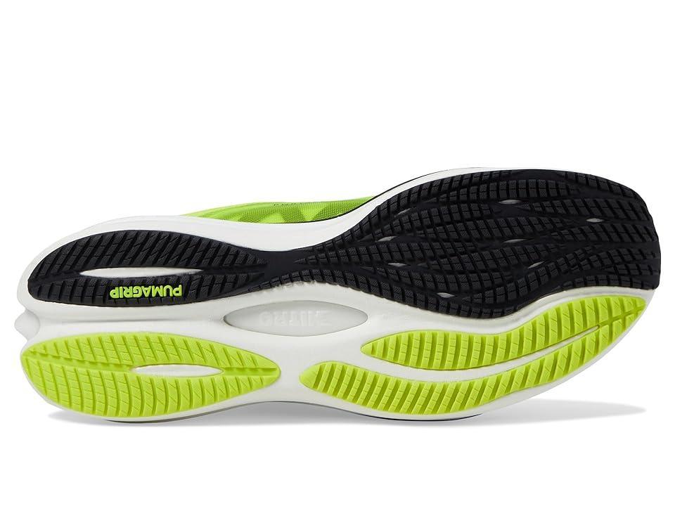 PUMA Mens Velocity Nitro 3 - Running Shoes Green/Black/Silver Product Image