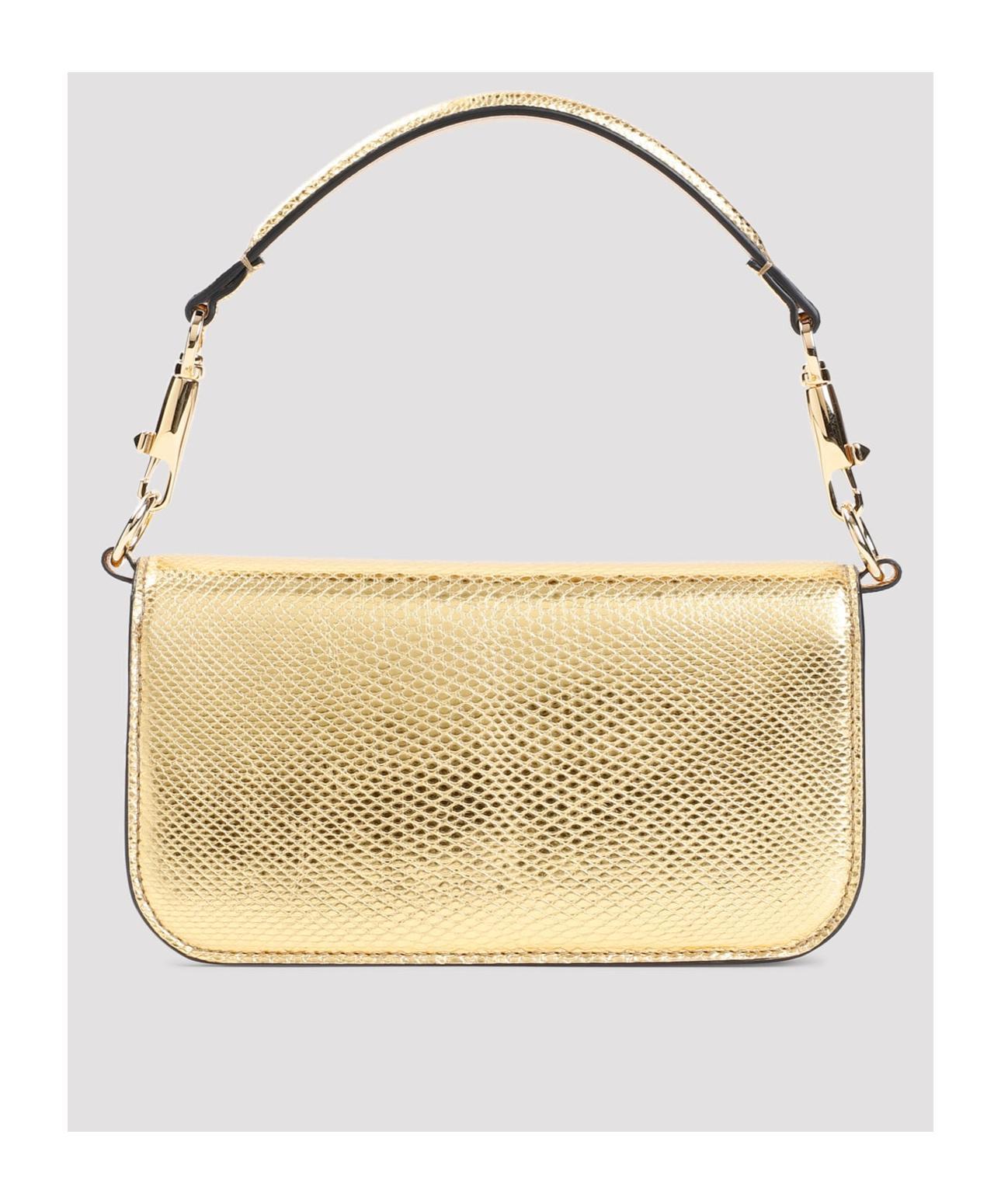 VALENTINO GARAVANI Valentino Locò Foldover Top Shoulder Bag In Nude Product Image