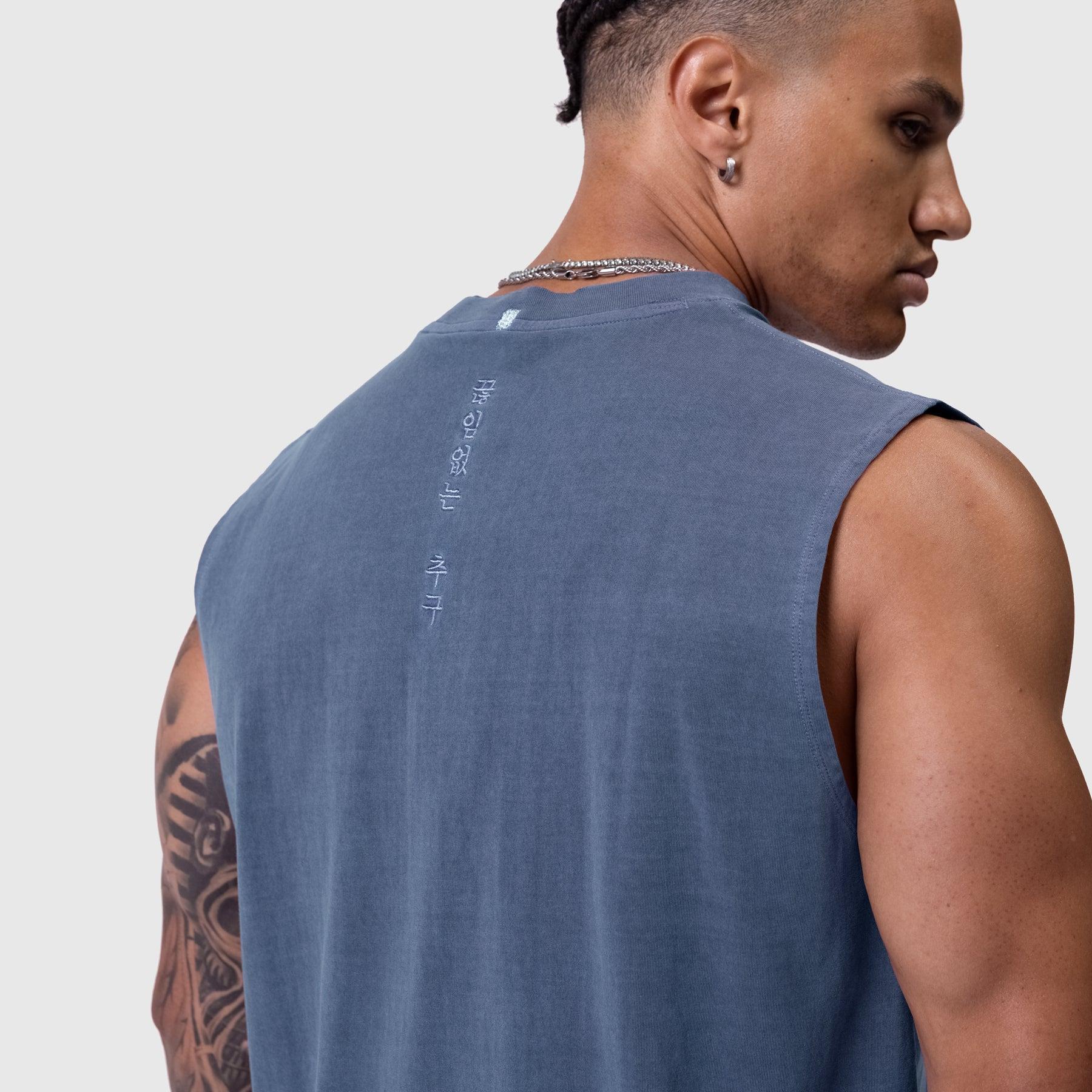 0807. Tech Essential™ Relaxed Cutoff - Faded Navy Product Image