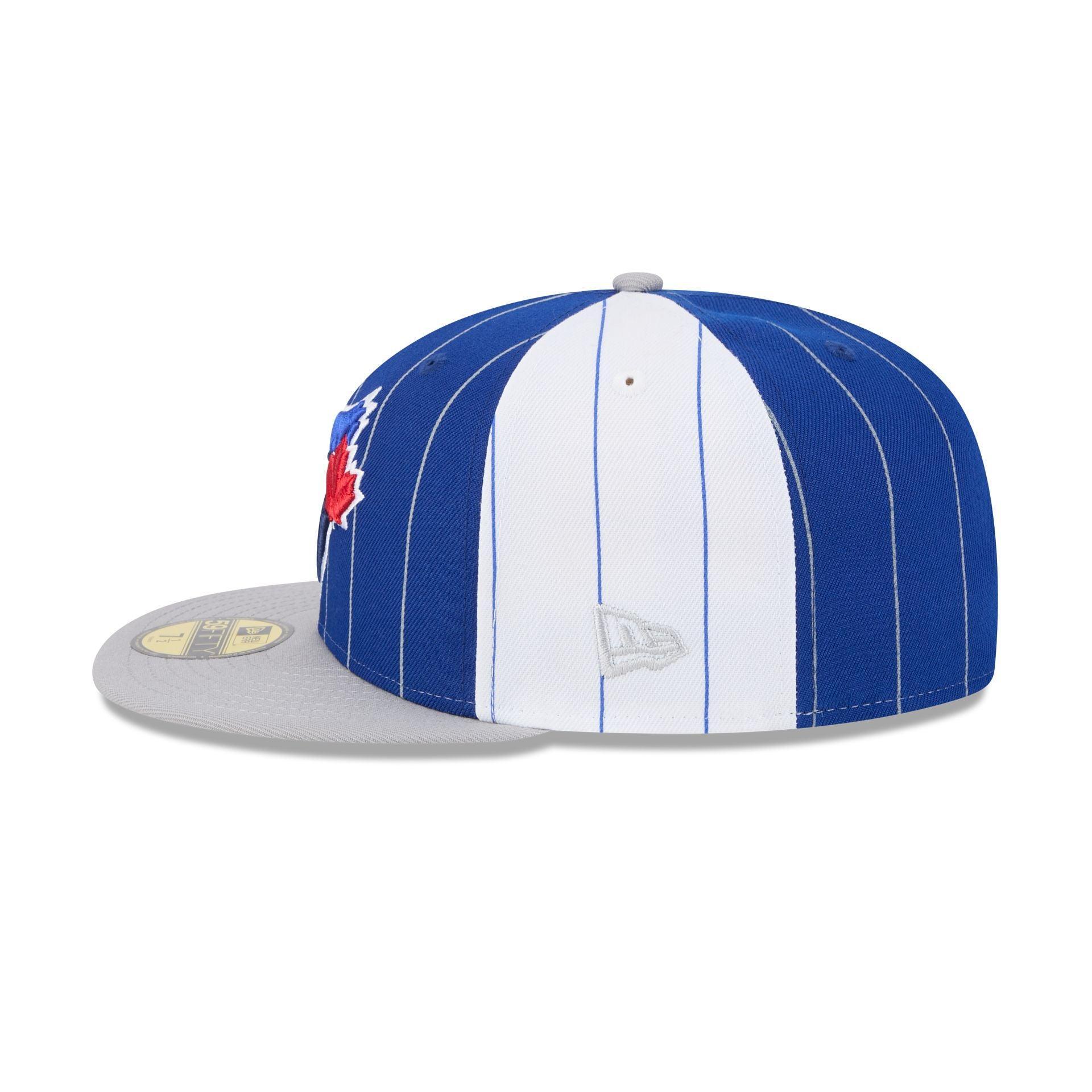 Toronto Blue Jays Pinstripe League Pin 59FIFTY Fitted Hat Male Product Image