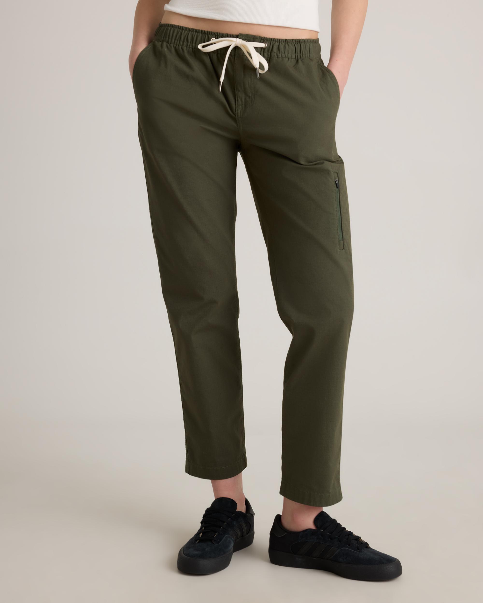Quince | Women's Organic Stretch Ripstop Straight Pants Cotton Product Image