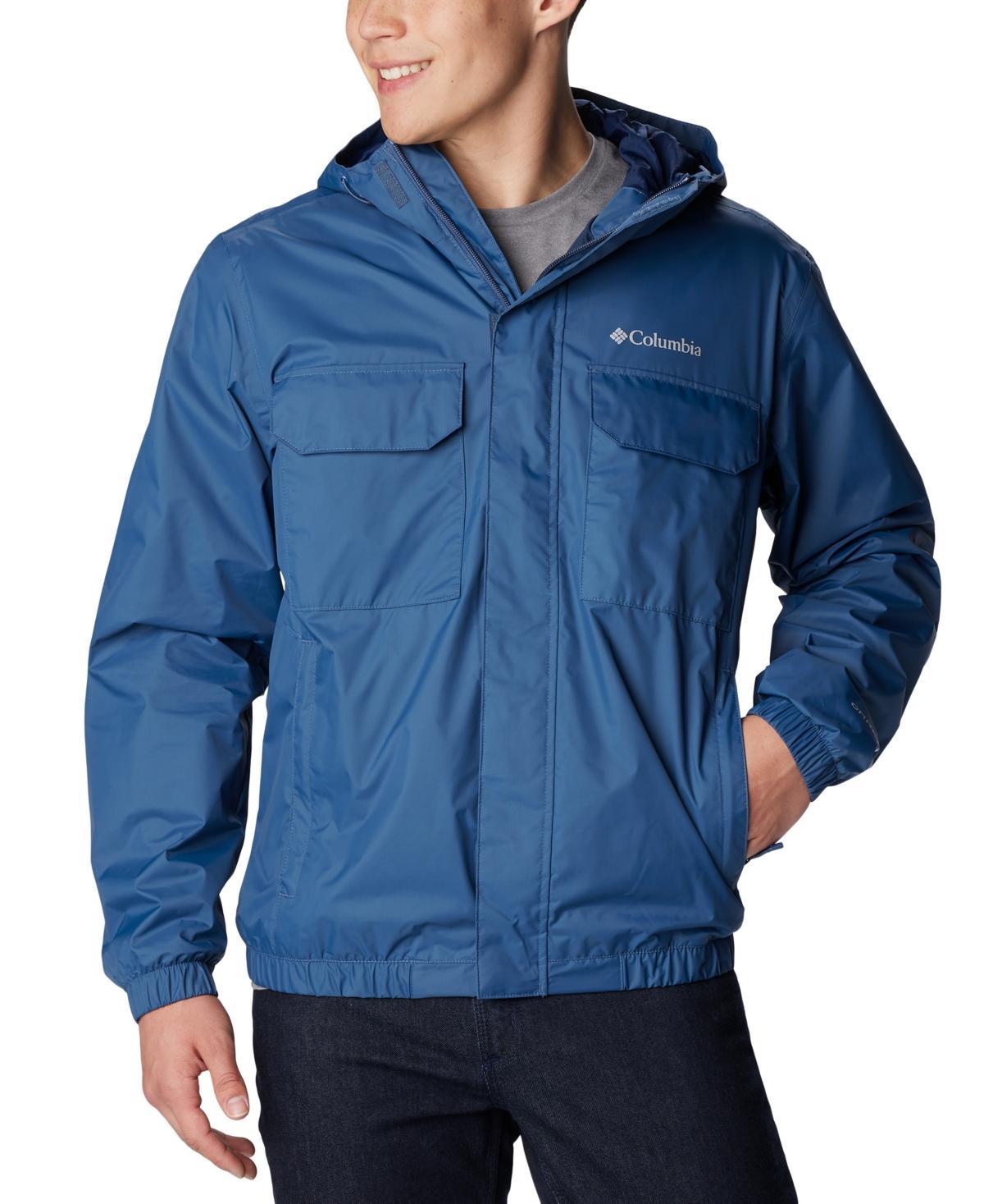 Columbia Mens Lava Canyon Omni-Tech Full-Zip Hooded Rain Jacket Product Image