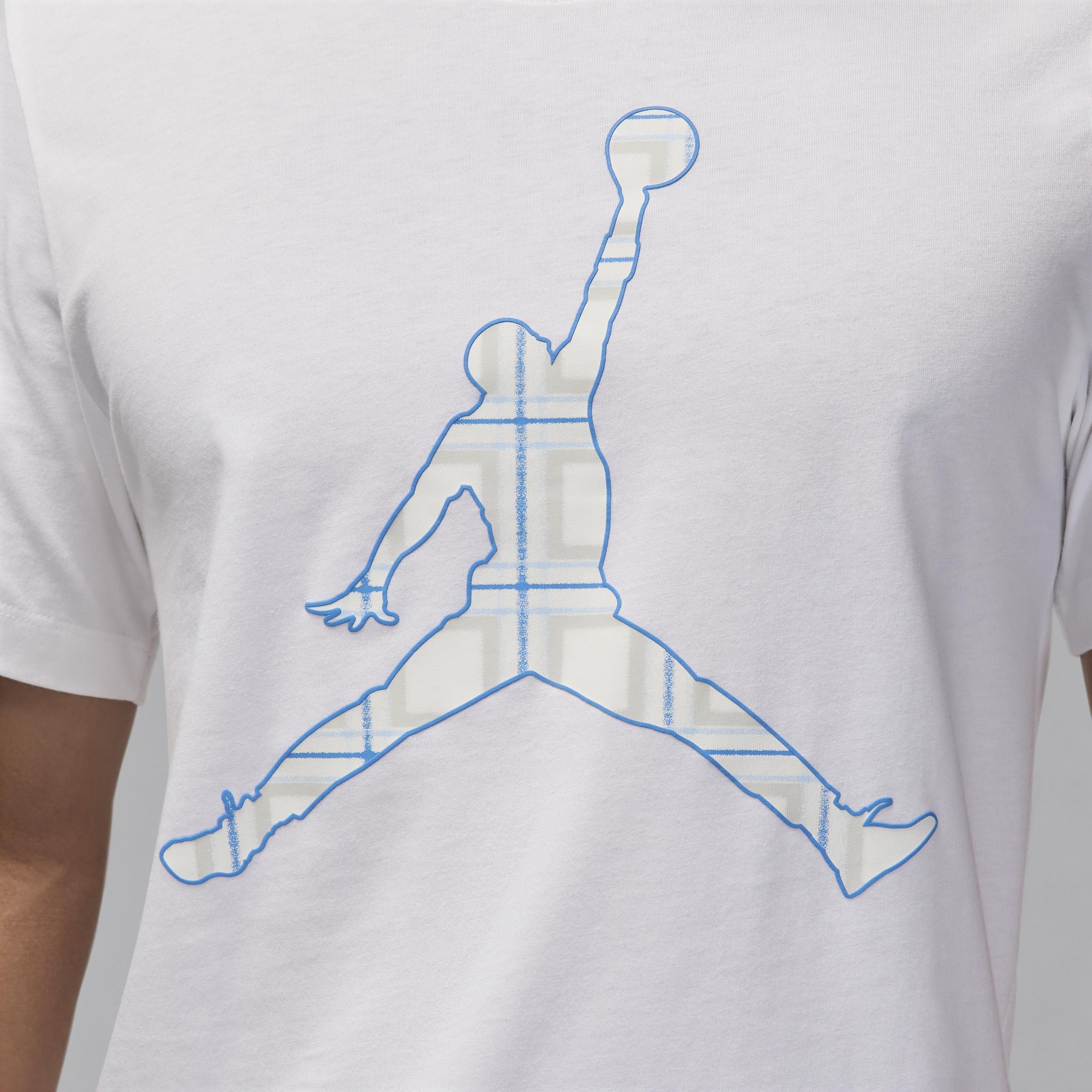 Jordan Mens Jordan Flight Essential Holiday Jumpman Crew - Mens White/White Product Image