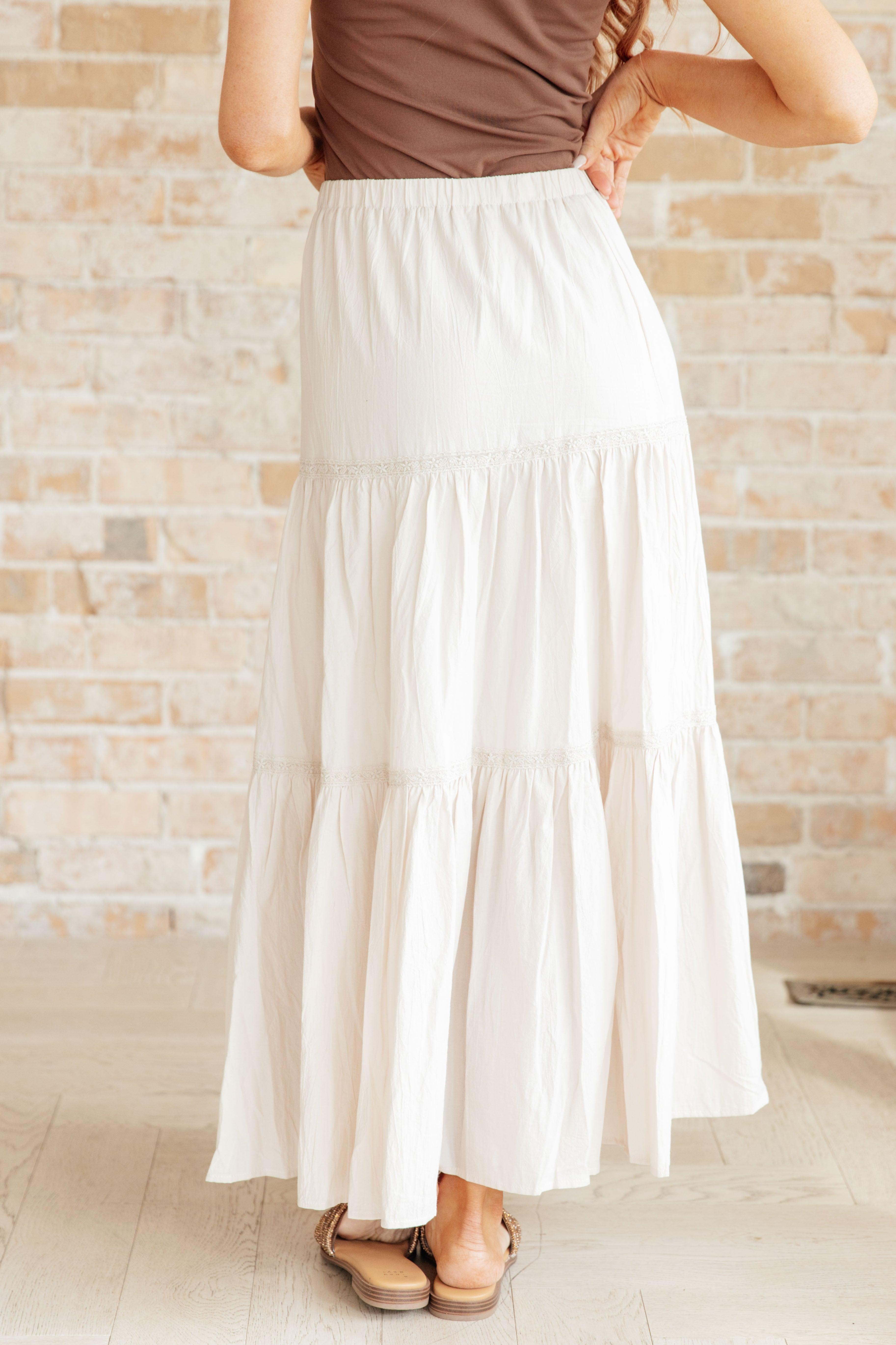 Let It Begin Tiered Maxi Skirt Product Image