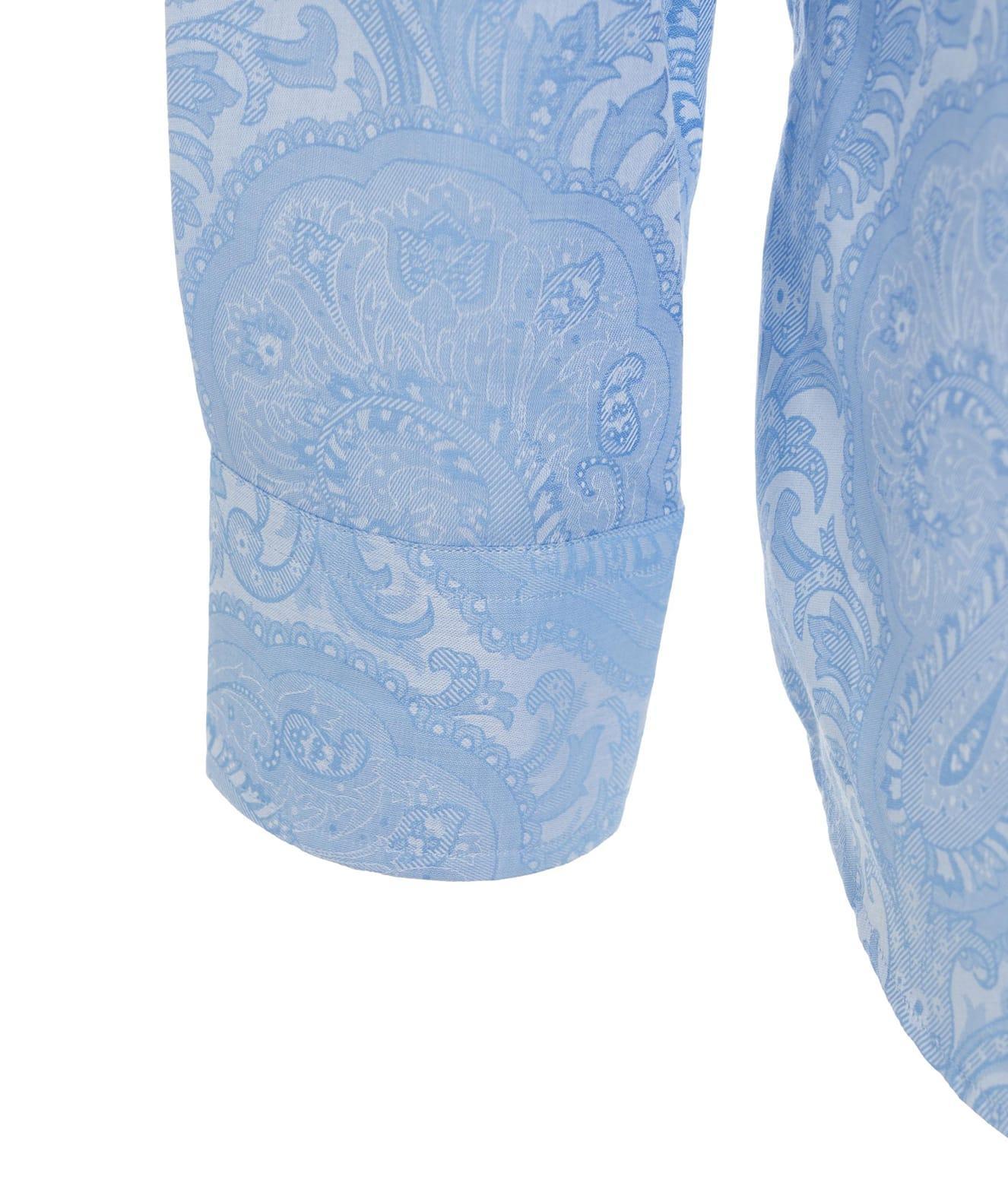 Cotton shirt with paisley pattern Product Image