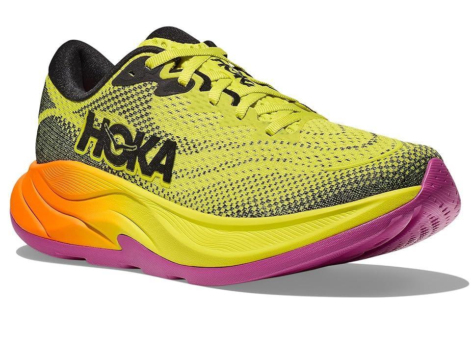 Hoka Men's Rincon 4 (Hoka Citrus/Black) Men's Running Shoes Product Image