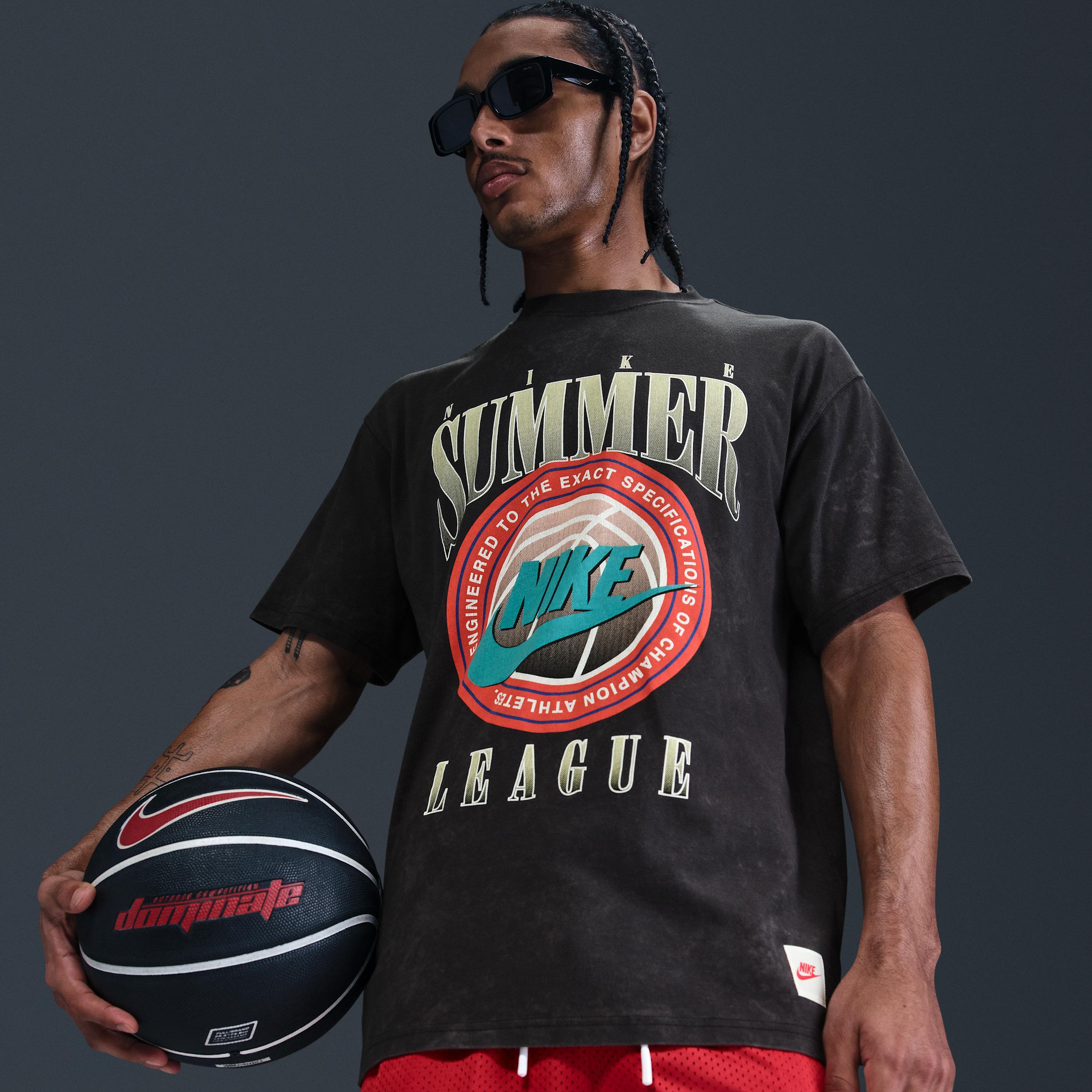 Nike Mens Max90 Basketball T-Shirt | HJ3434-010 Product Image