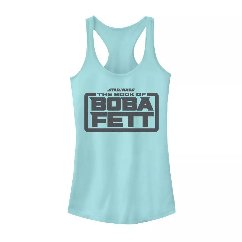 Juniors' Star Wars The Book Of Boba Fett Simple Logo Graphic Tank Top, Girl's,  Product Image