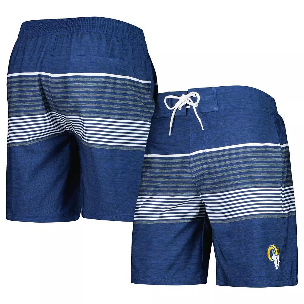 Men's G-III Sports by Carl Banks Royal Los Angeles Rams Coastline Volley Swim Shorts, Size: Medium, Blue Product Image