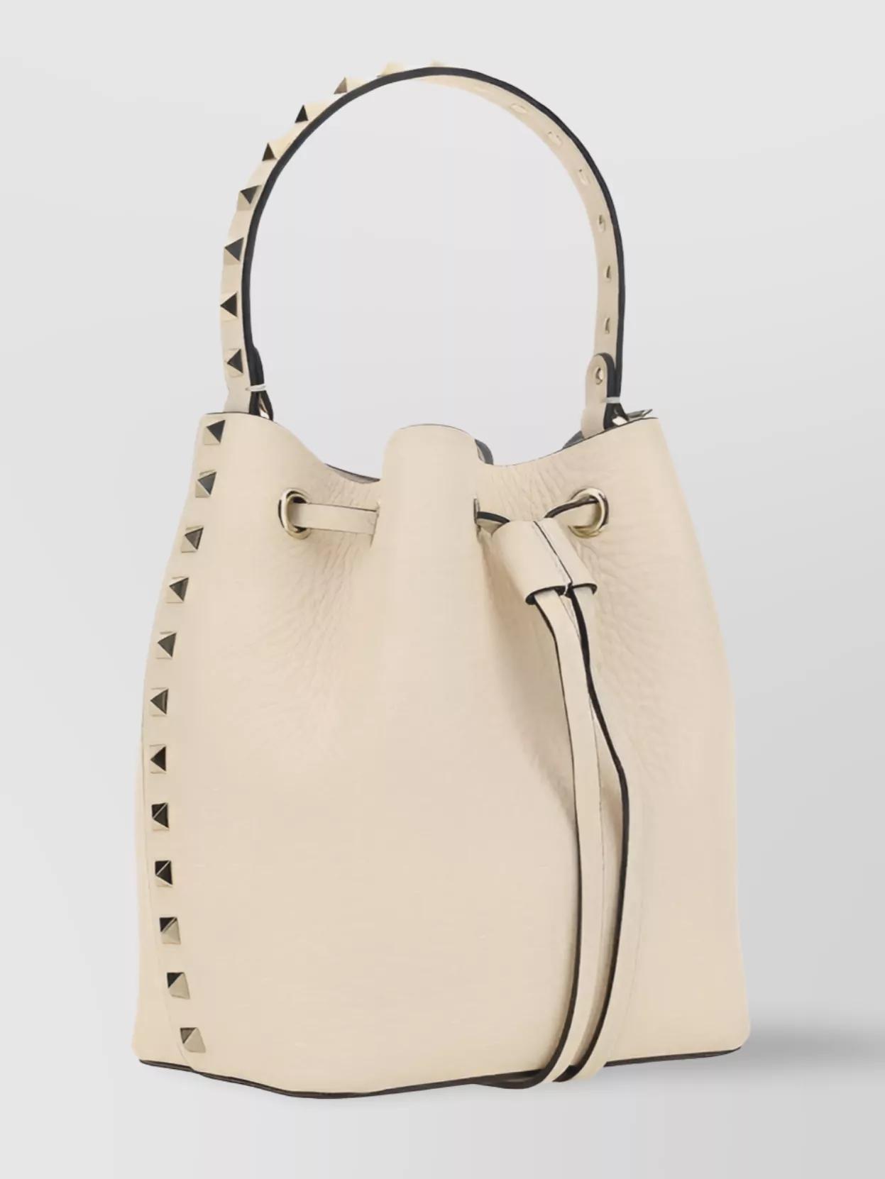 VALENTINO GARAVANI Studded Drawstring Shoulder Bag Product Image