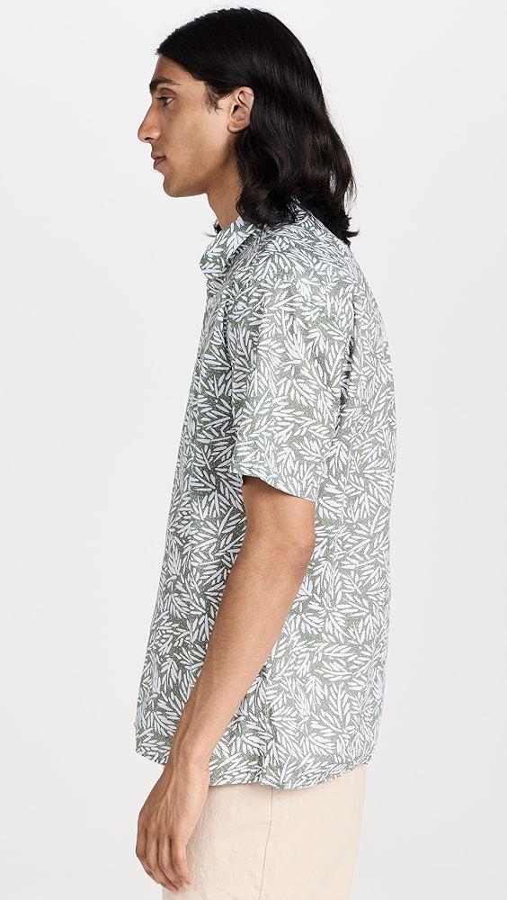 Barbour Jackstone Regular Short Sleeve Printed Summer Shirt | Shopbop Product Image