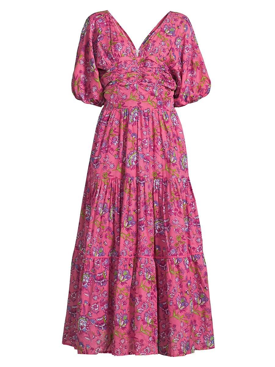 Womens Nieves Floral Tiered Maxi Dress Product Image