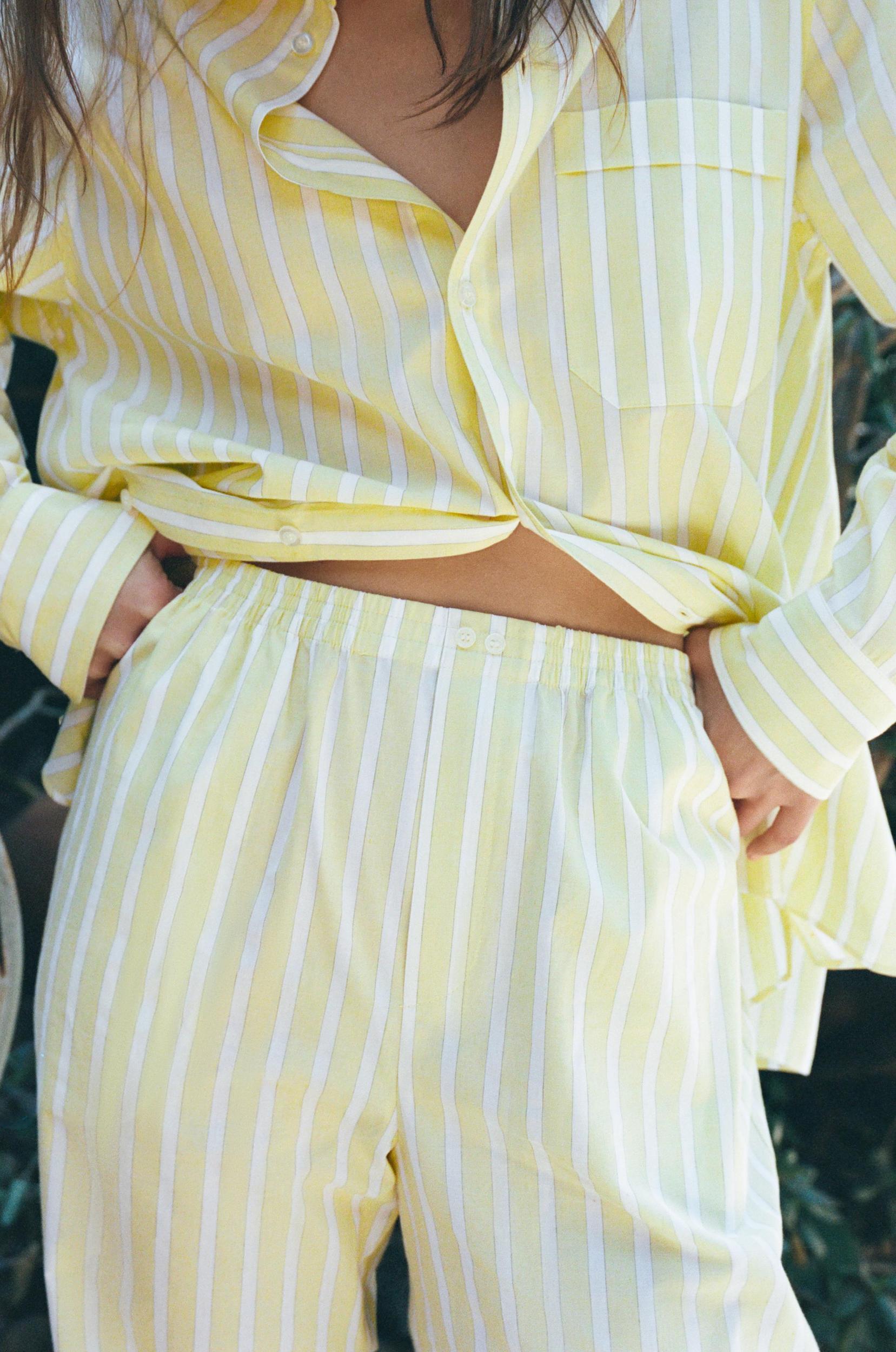 STRIPED PAJAMA PANTS Product Image