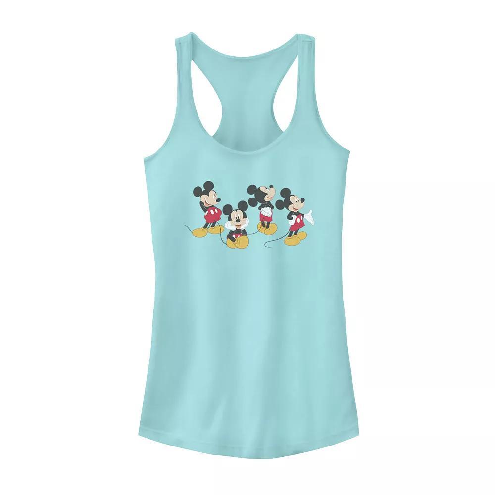 Disney's Mickey Mouse Poses Juniors' Racerback Tank Top, Girl's,  Product Image