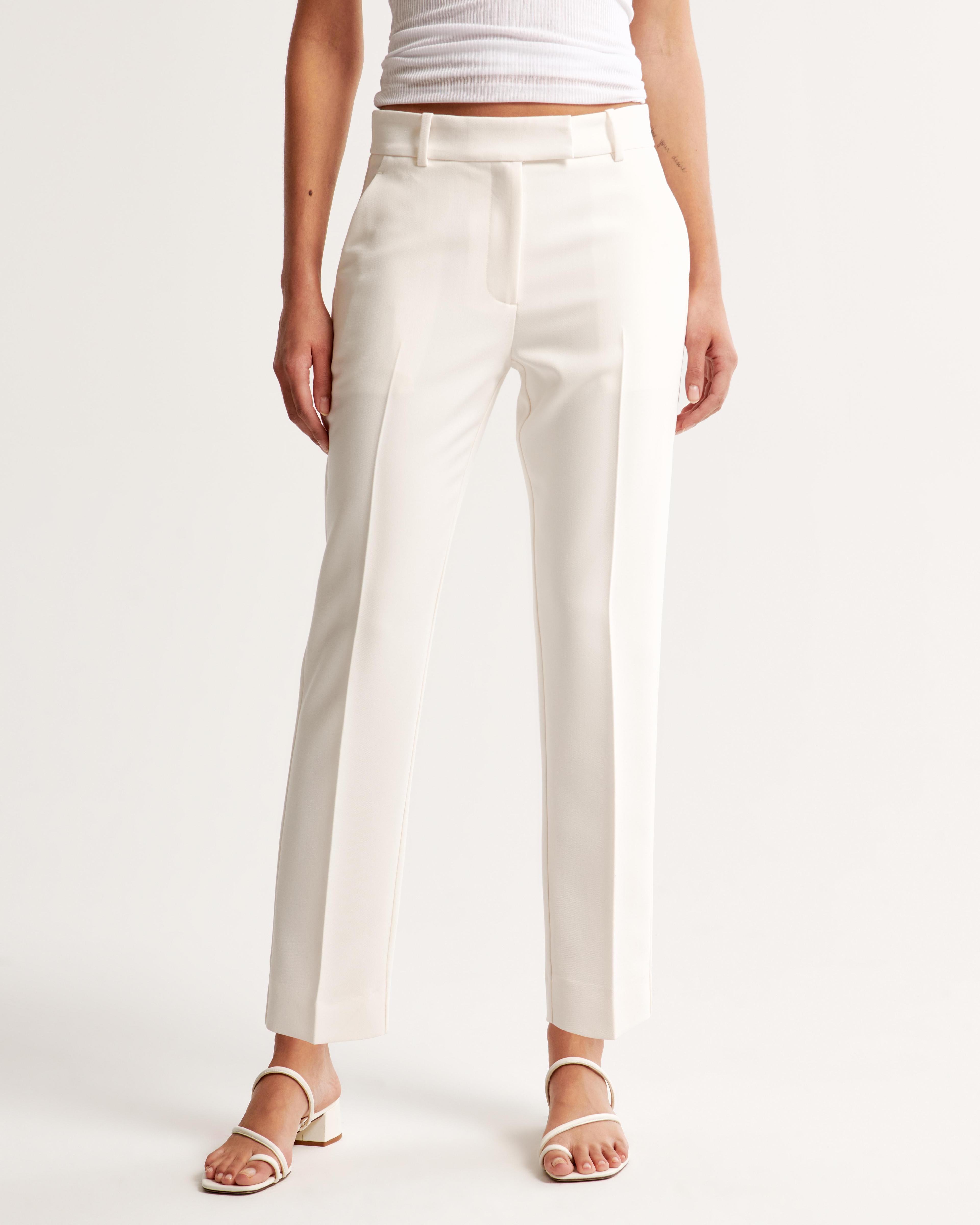 Mid Rise Slim Straight Pant Product Image