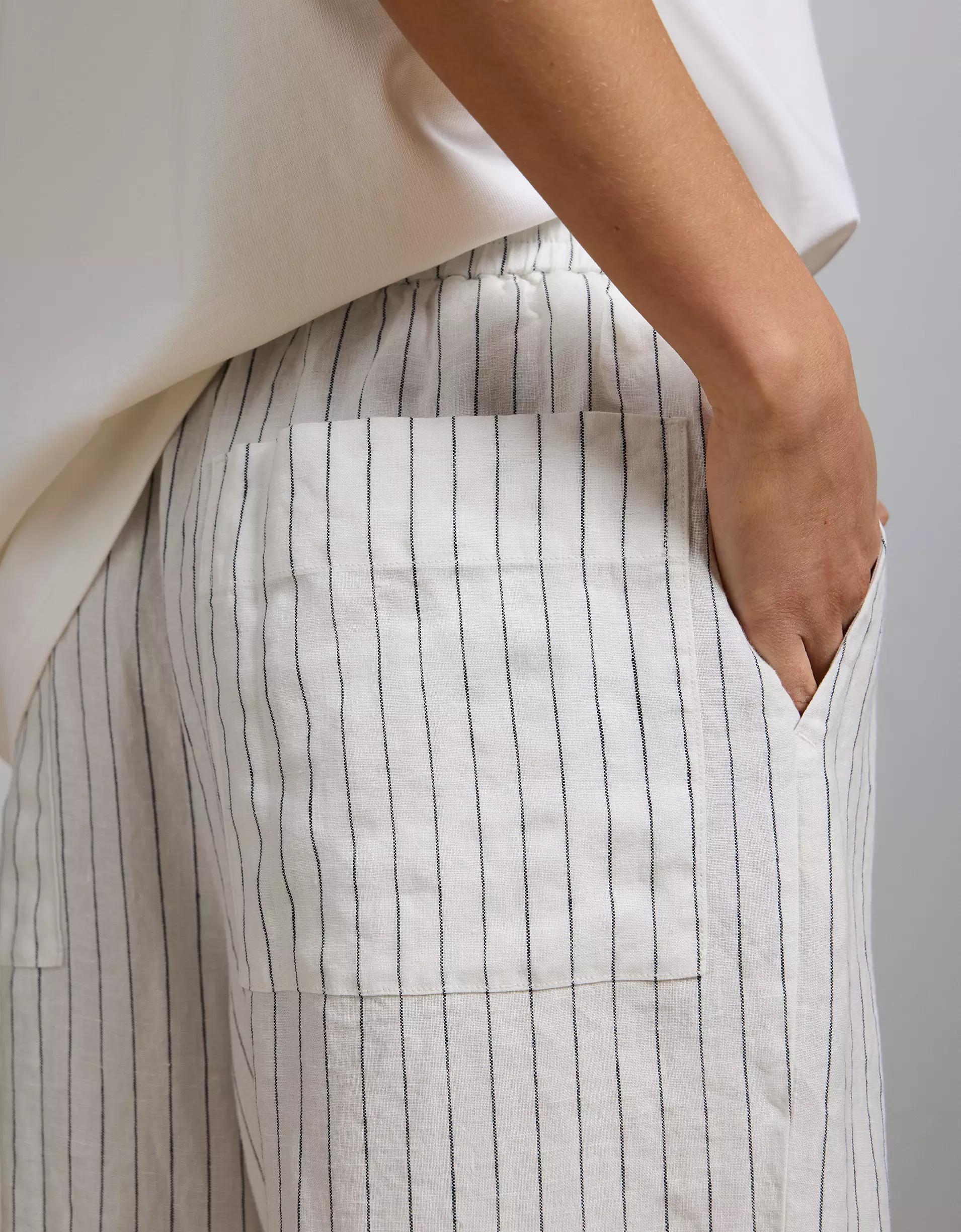 AE77 Premium Pull-On Linen Pant Product Image