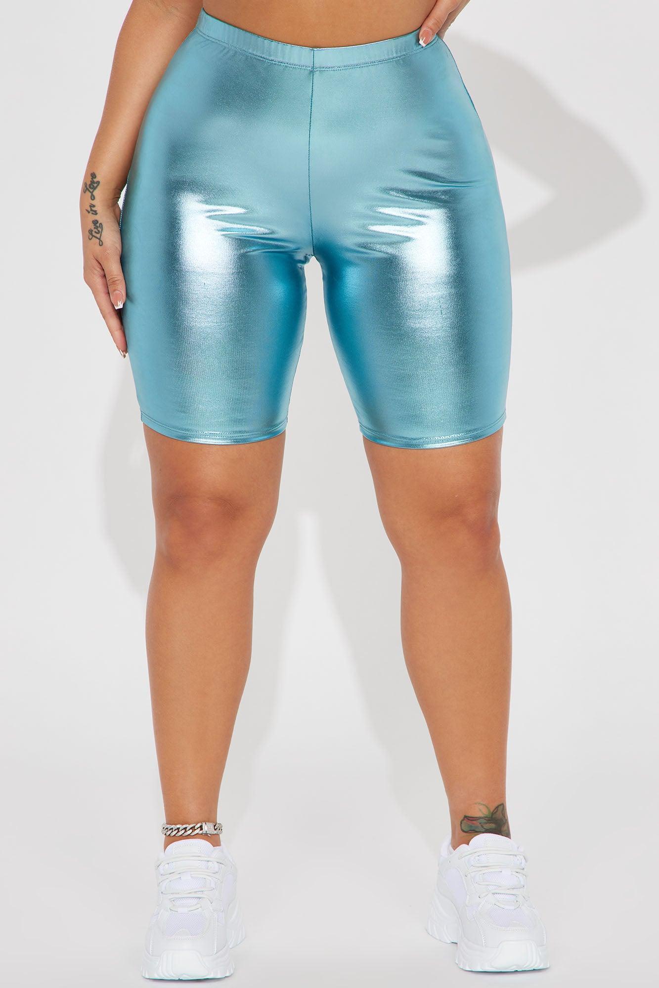 Rough Rider Biker Shorts - Aqua Product Image