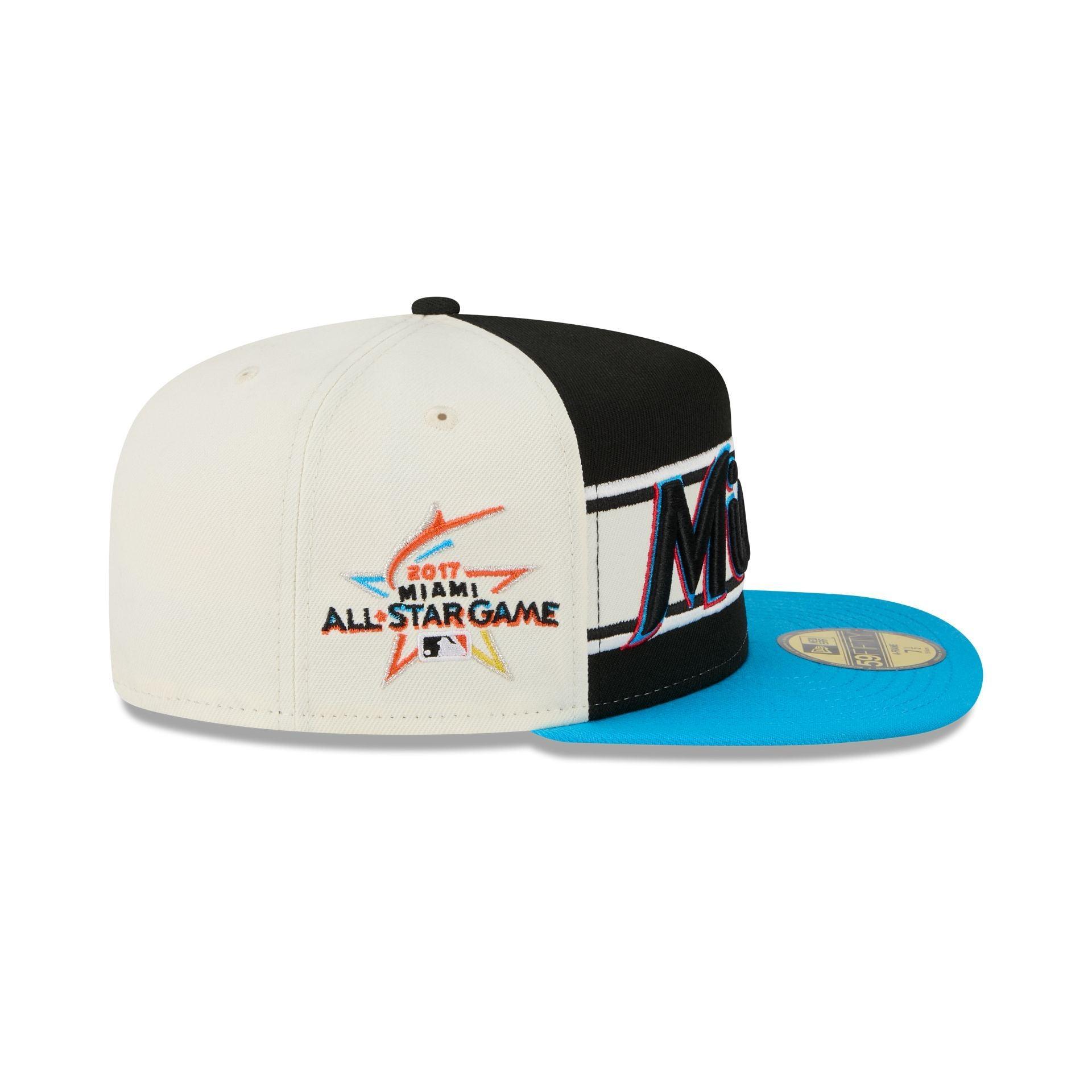 Miami Marlins Summer Derby 59FIFTY A-Frame Fitted Hat Male Product Image