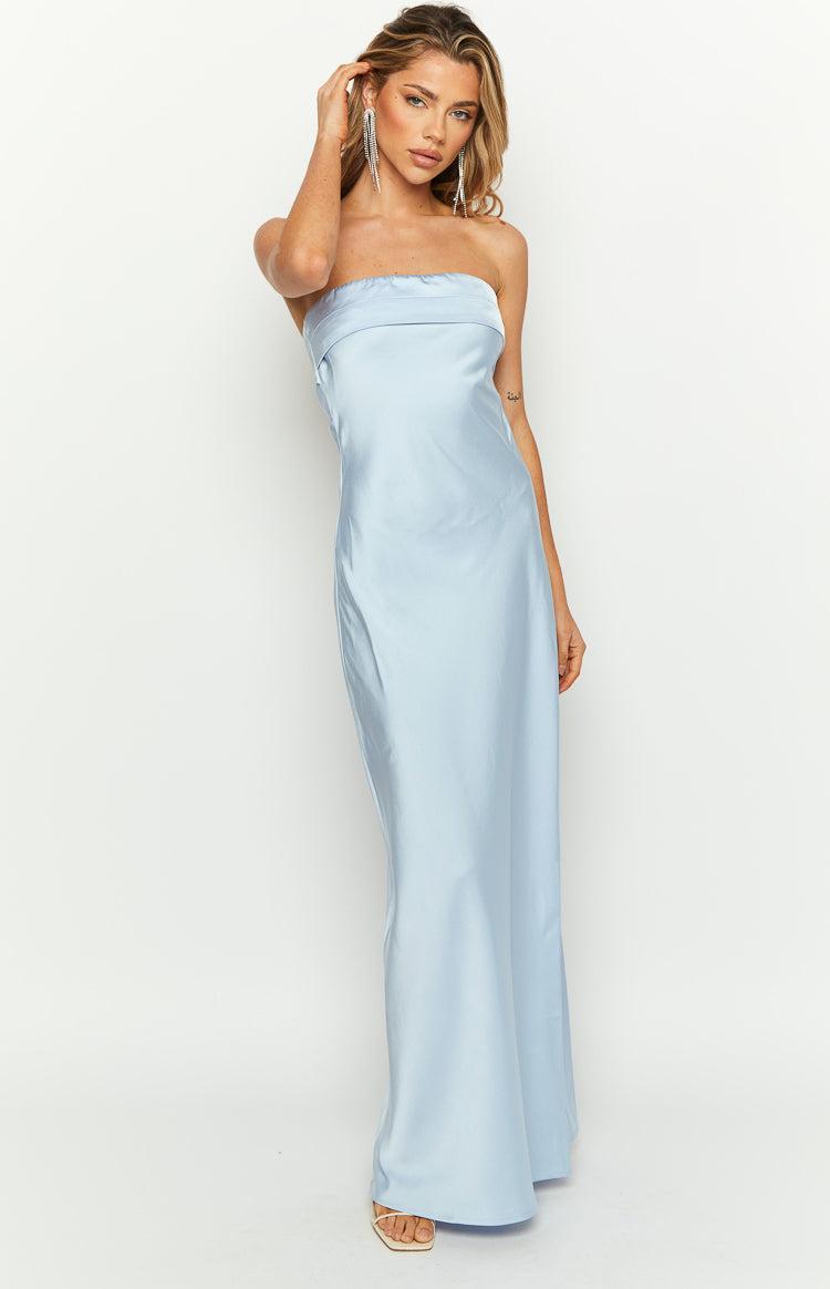 Maiah Blue Formal Maxi Dress Product Image