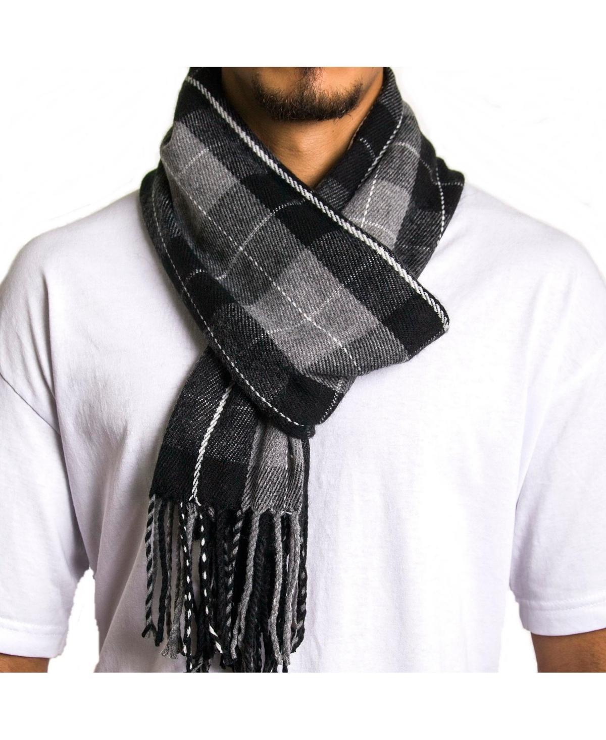 Alpine Swiss Mens Scarf Soft 80 Inch Long Warm Scarves Plaids Winter Shawl Product Image