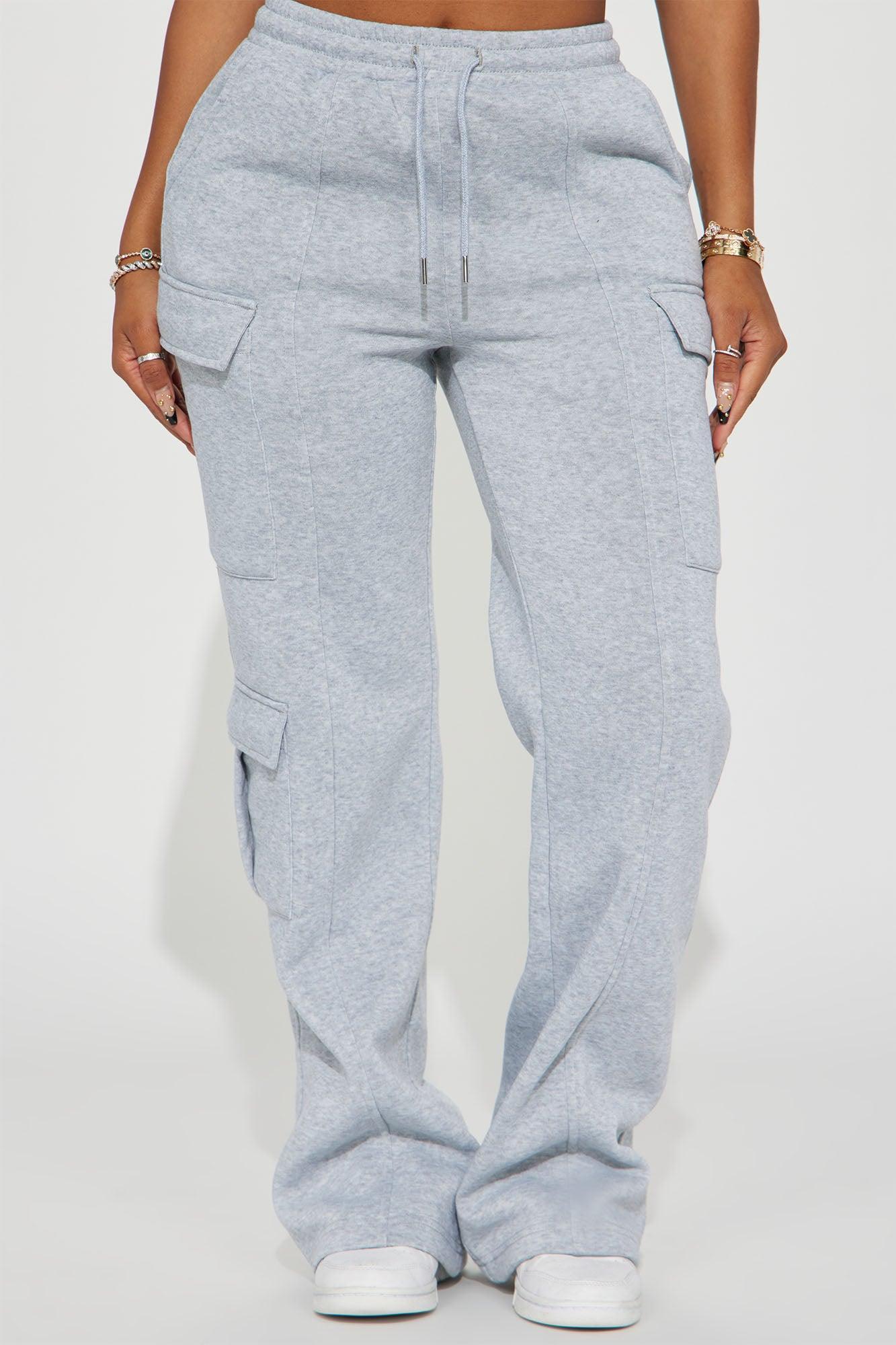 Lorene Fleece Lounge Pant - Grey Product Image