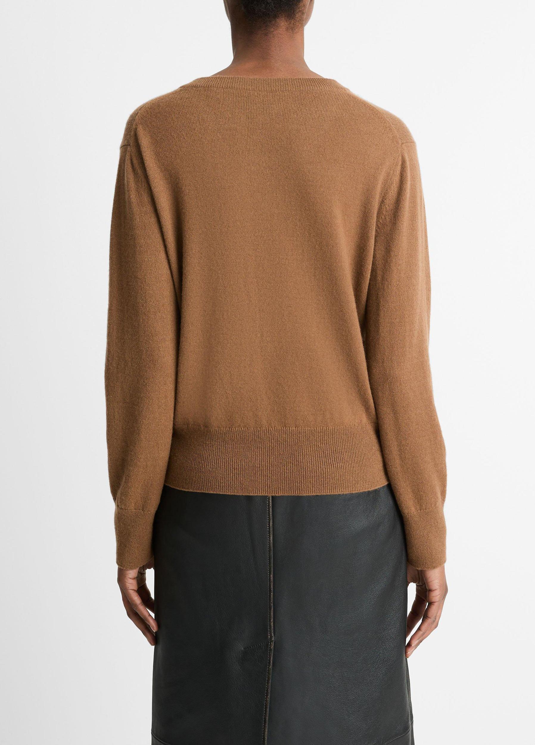 Cashmere Casual V-Neck Sweater Product Image