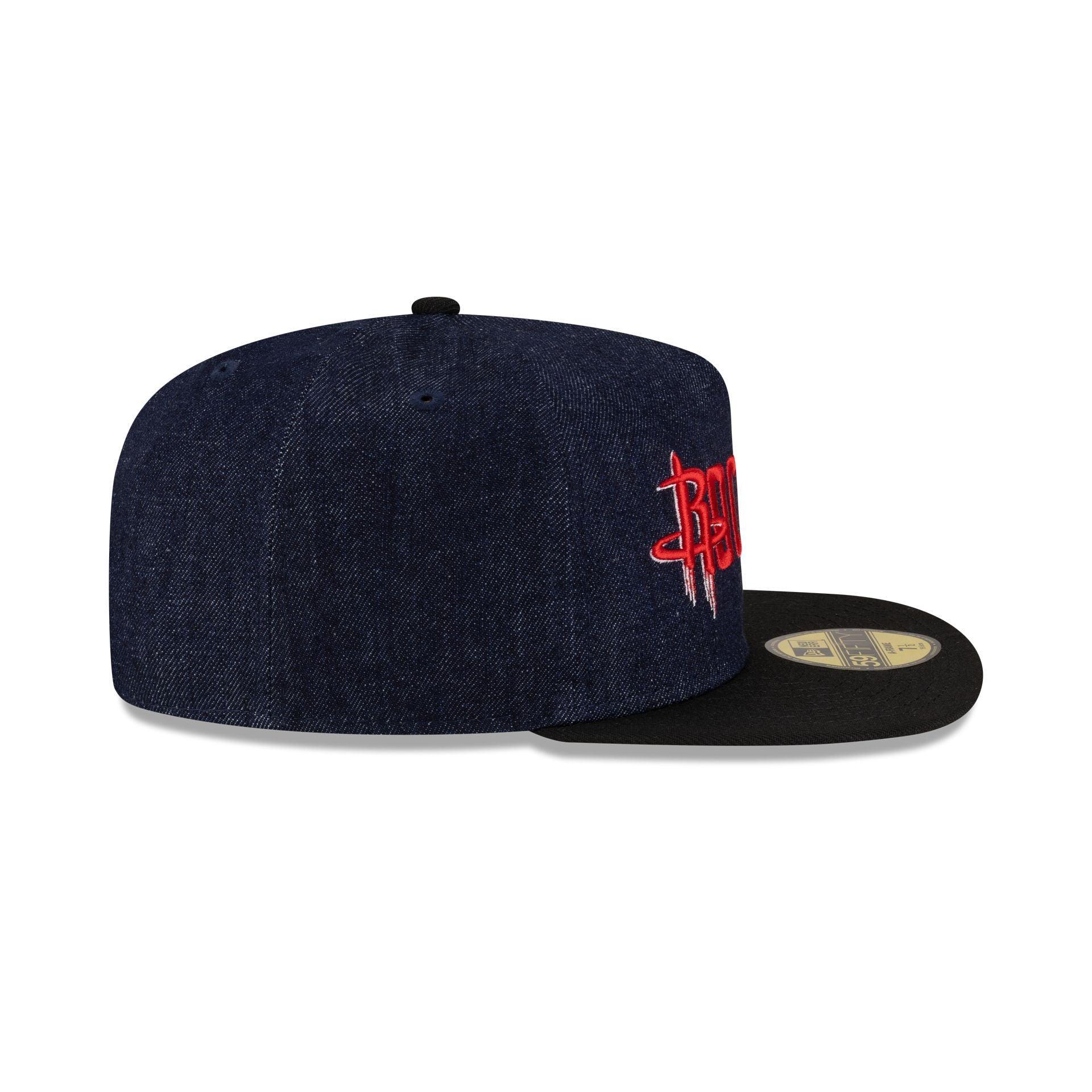 Toronto Raptors Navy Denim 59FIFTY A-Frame Fitted Hat Male Product Image
