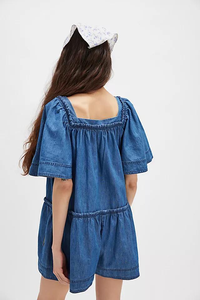 County Line Denim Romper Product Image