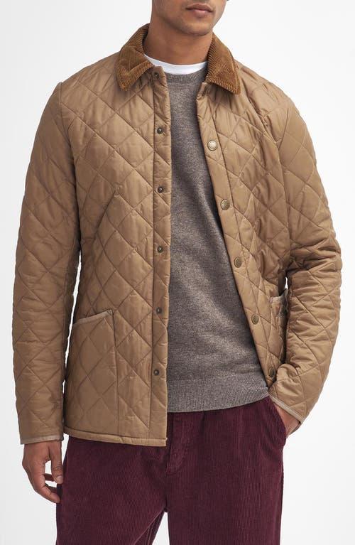 BARBOUR Heritage Liddesdale Quilted Jacket In Sandstone Product Image