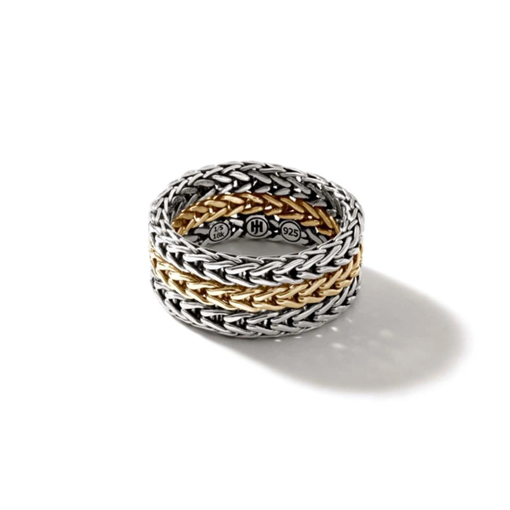 JOHN HARDY Rata Chain 9mm Band Ring In Silver Product Image