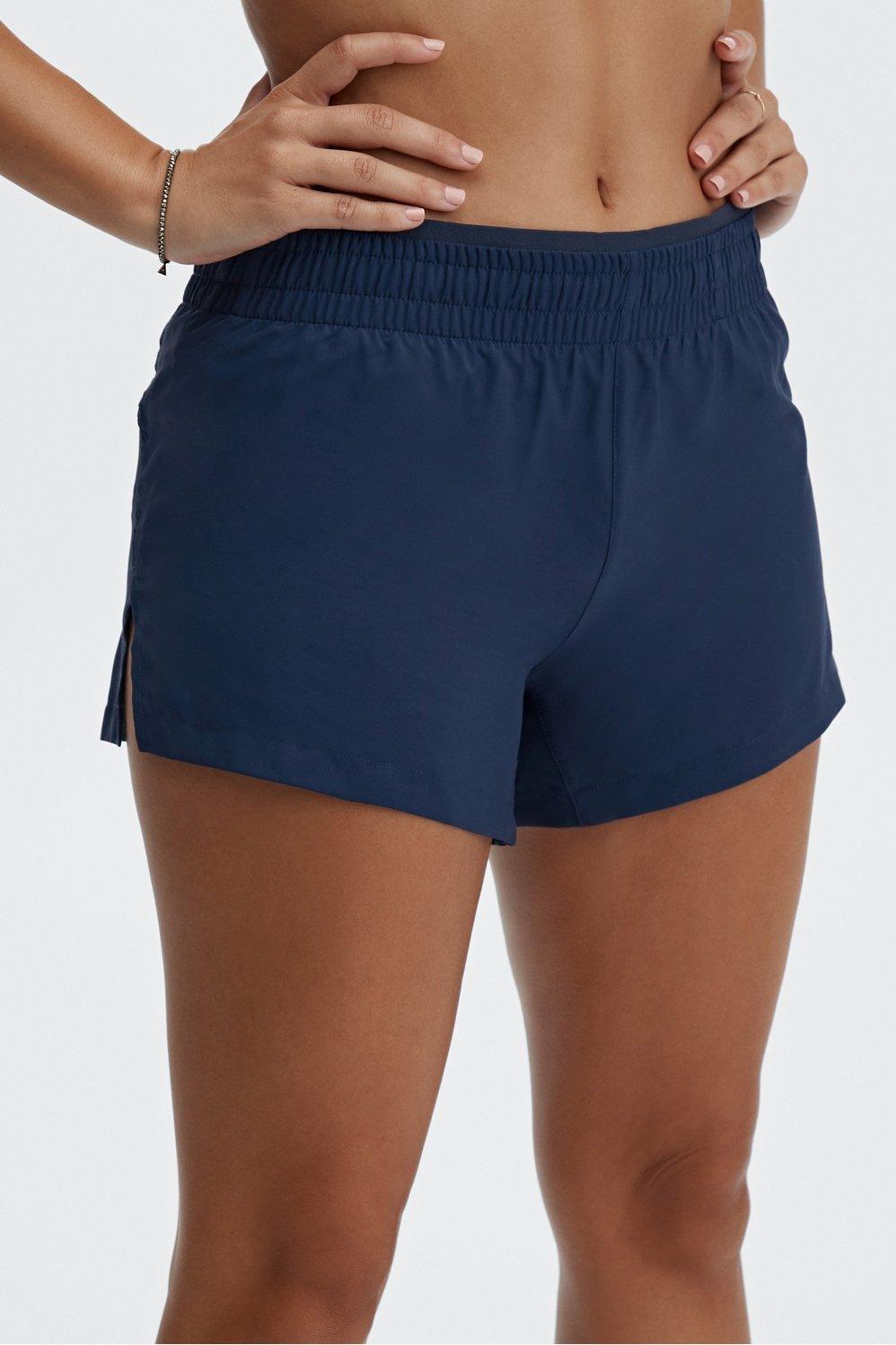 Fabletics Breathe Run Short Womens blue plus Size 3X Product Image