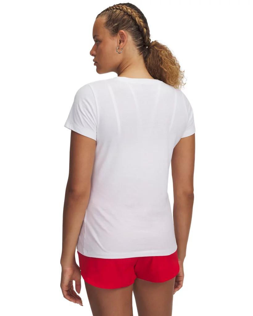 Women's UA Performance Cotton Collegiate T-Shirt Product Image