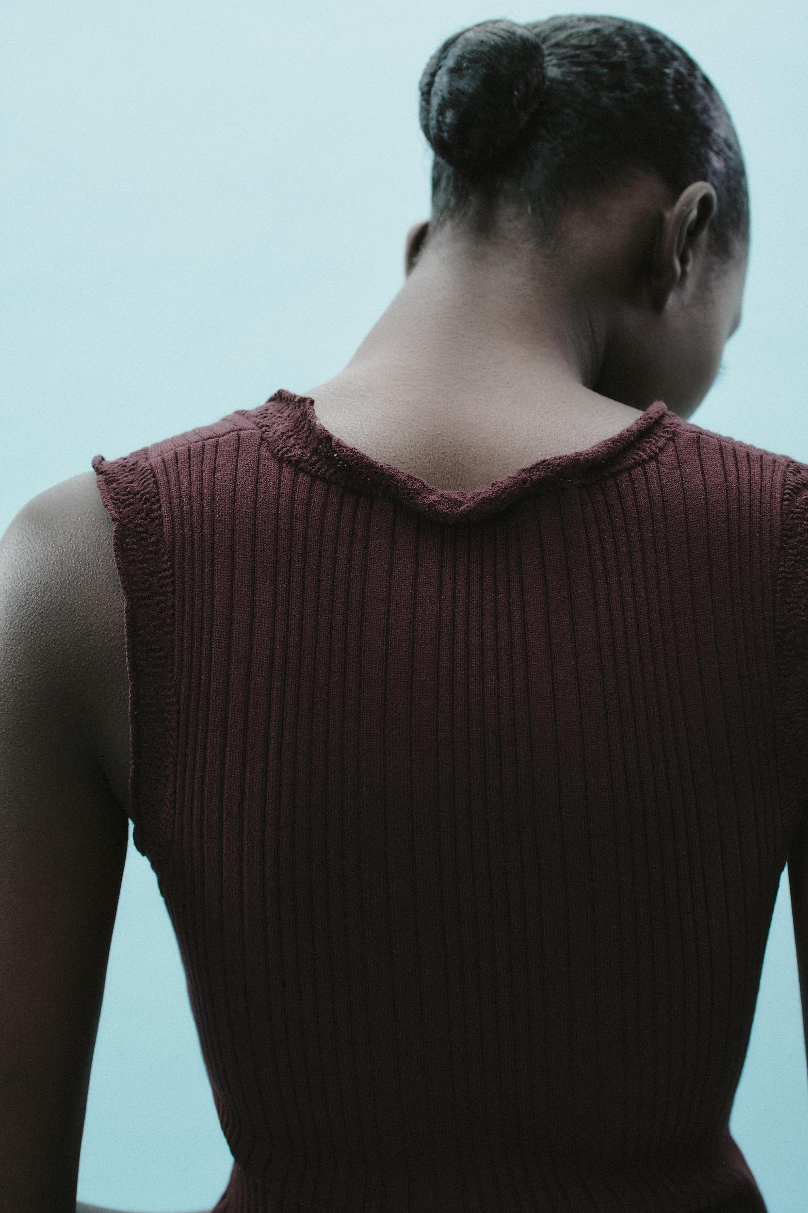 RIBBED KNIT TOP Product Image